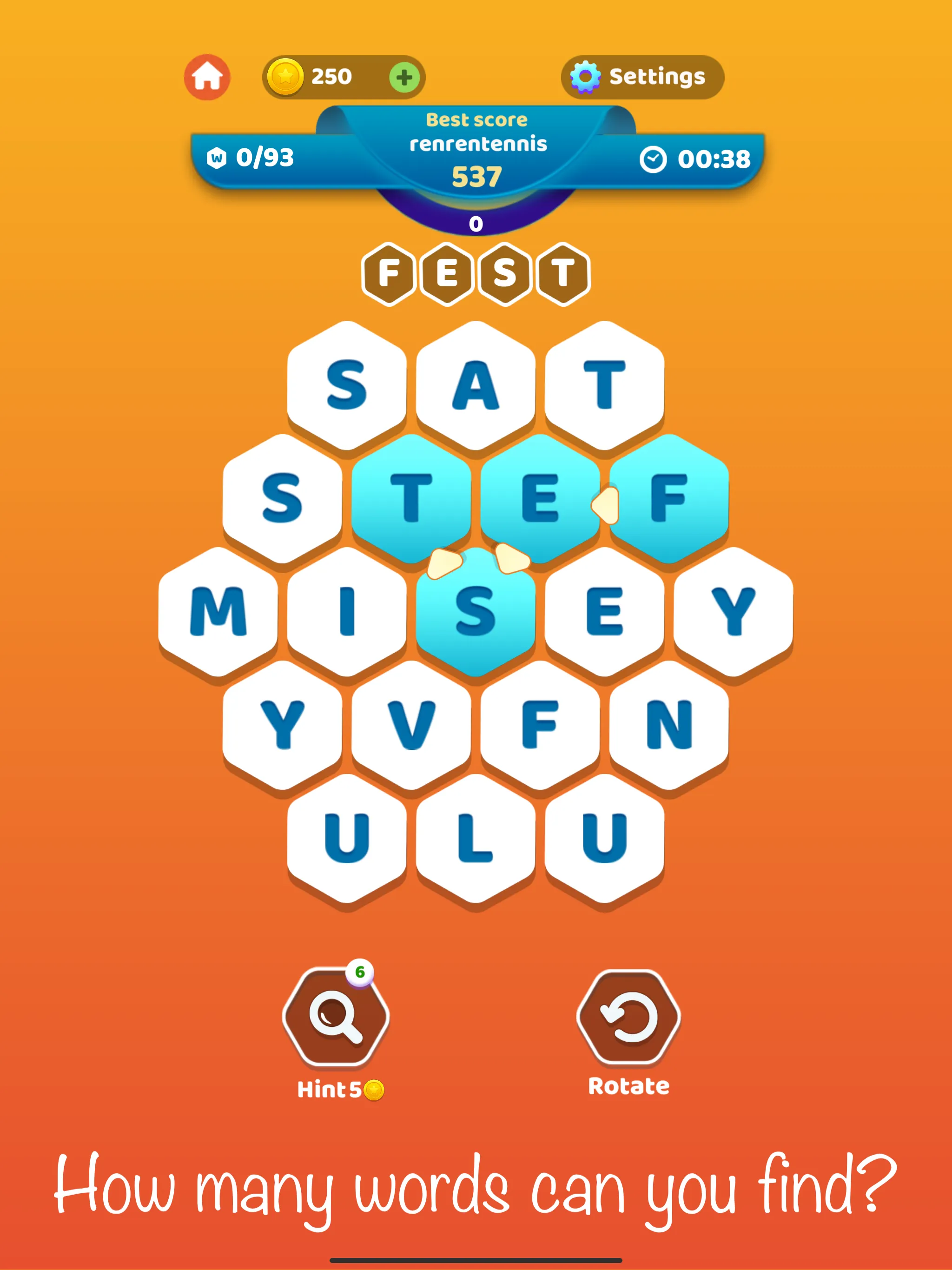 Text Twist Word Contest | Indus Appstore | Screenshot