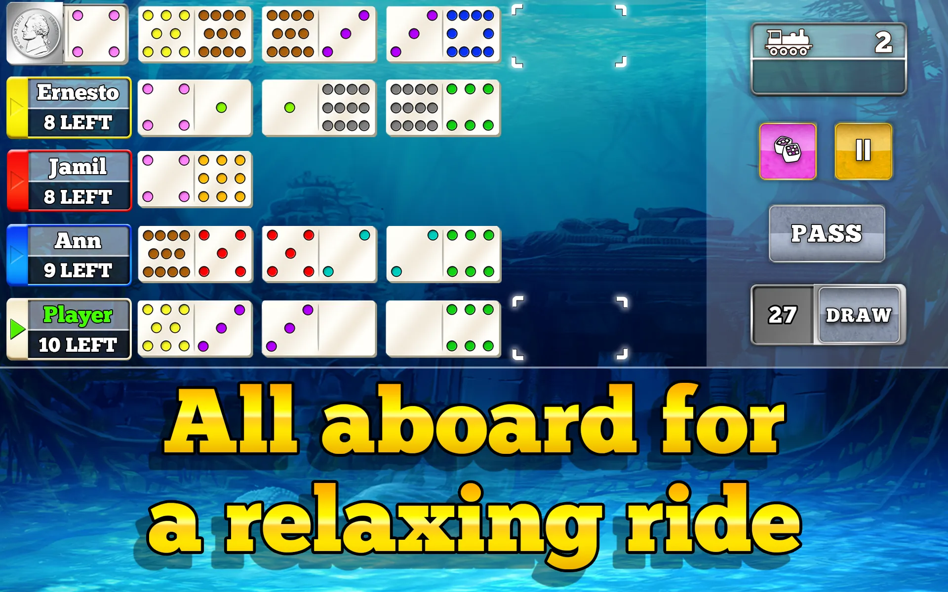 Mexican Train Dominoes Gold | Indus Appstore | Screenshot