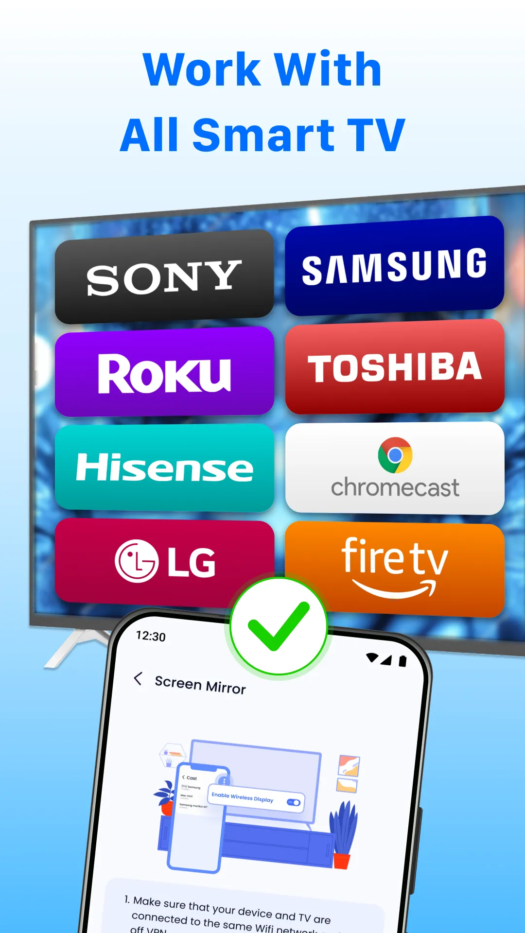 TV Cast - Mirror Phone To TV | Indus Appstore | Screenshot