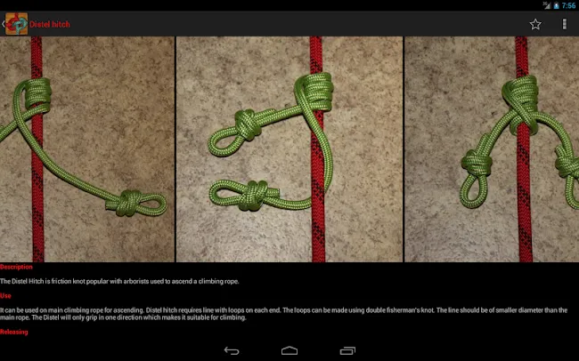 Useful Knots - Tying Guide | Indus Appstore | Screenshot