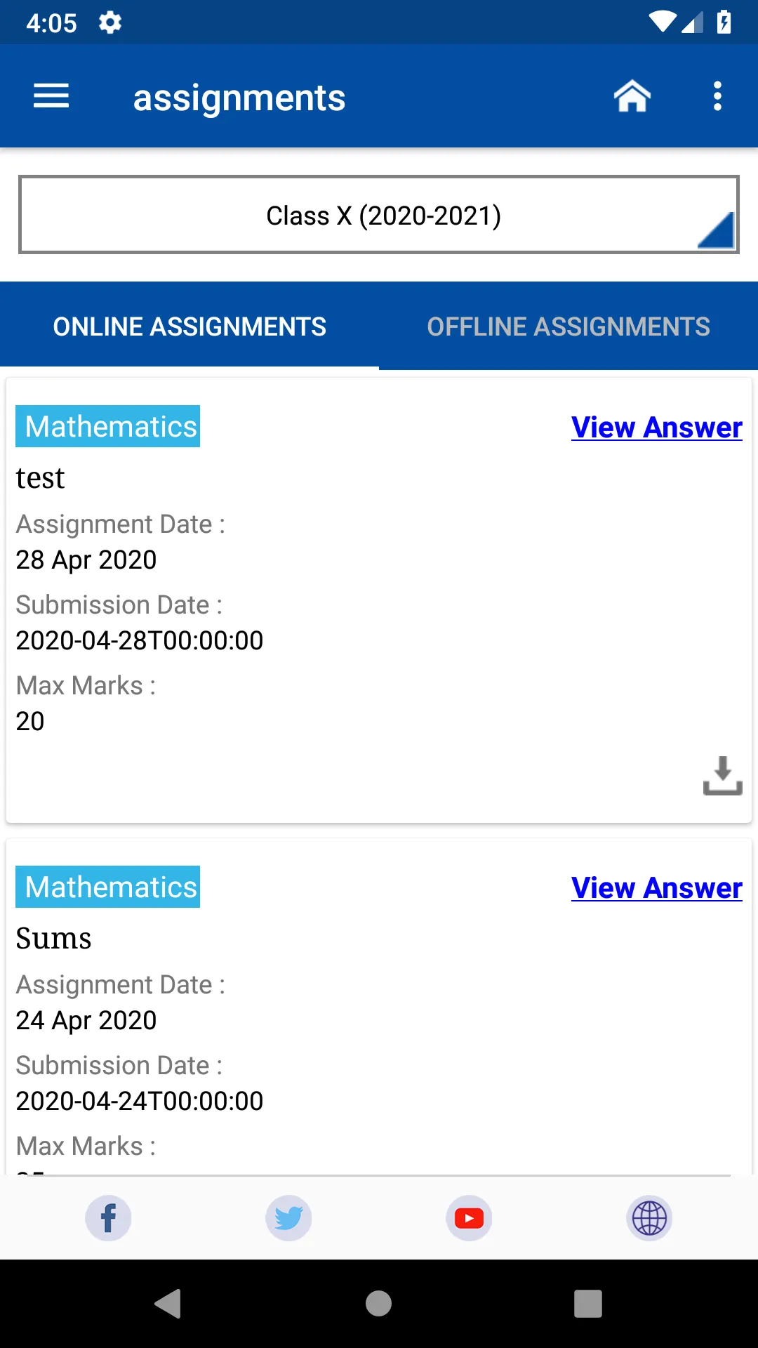 St.John's E.M High School | Indus Appstore | Screenshot