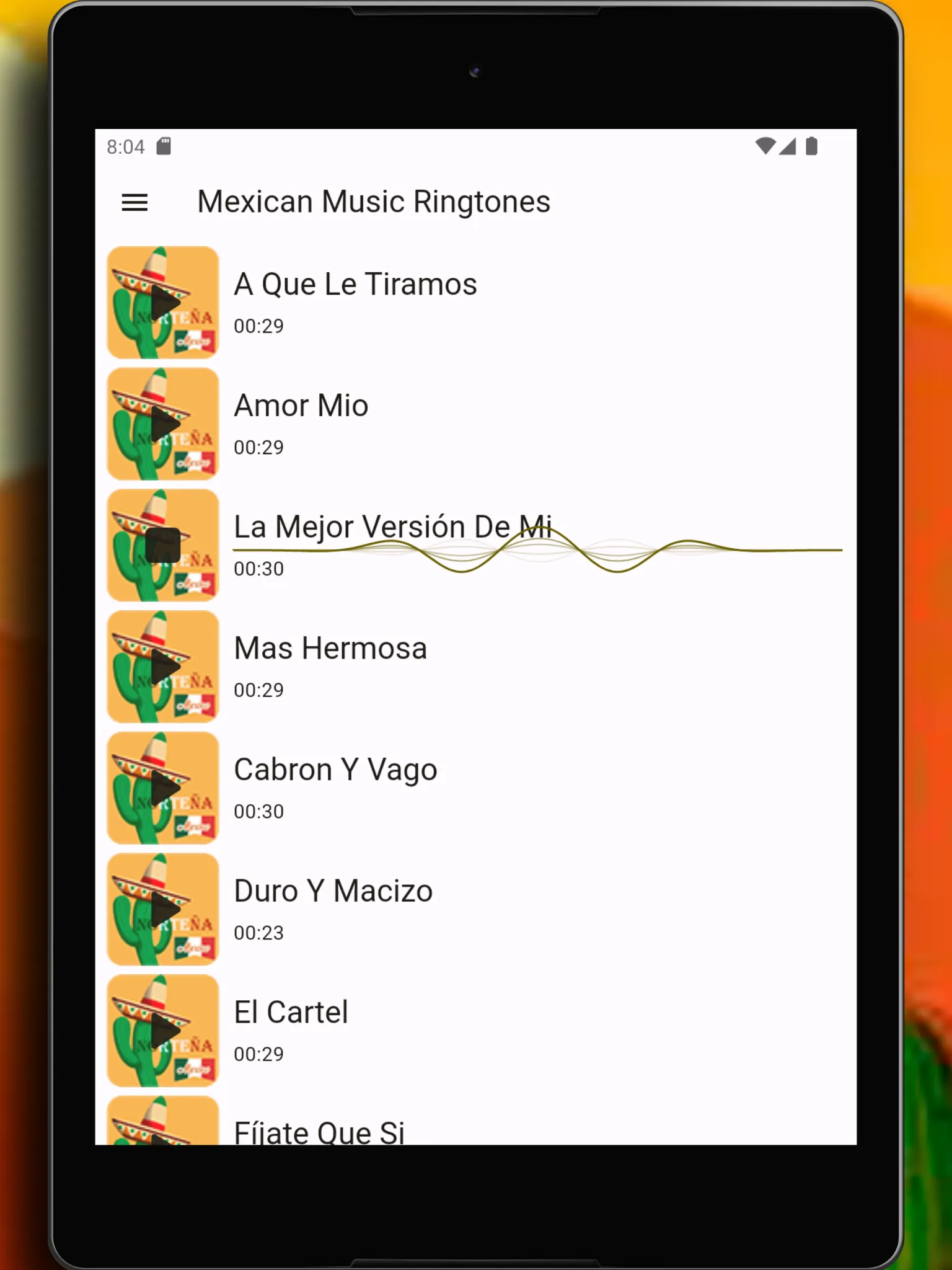 Mexican Music Ringtones | Indus Appstore | Screenshot