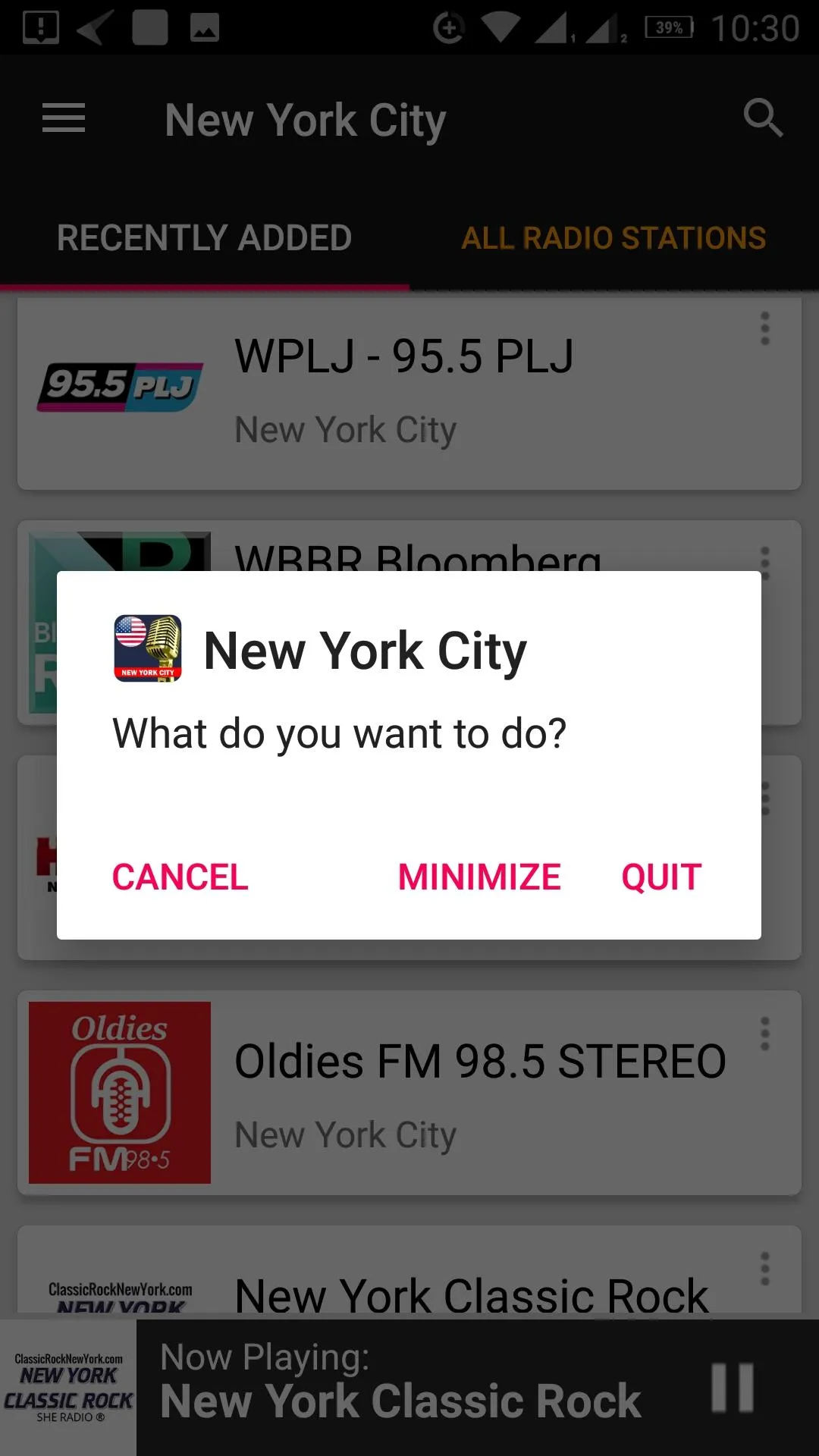 New York City Radio Stations | Indus Appstore | Screenshot