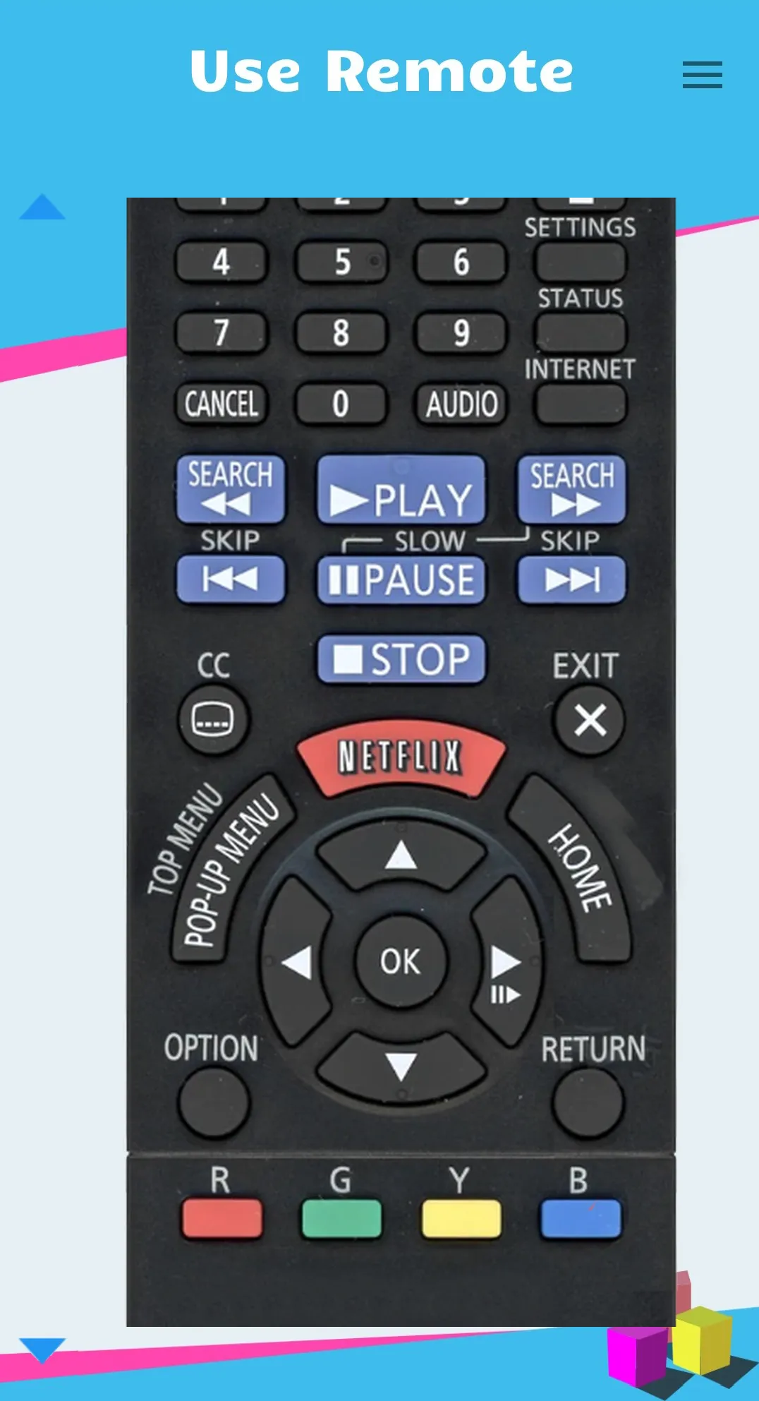 Remote for Panasonic Smart TV | Indus Appstore | Screenshot