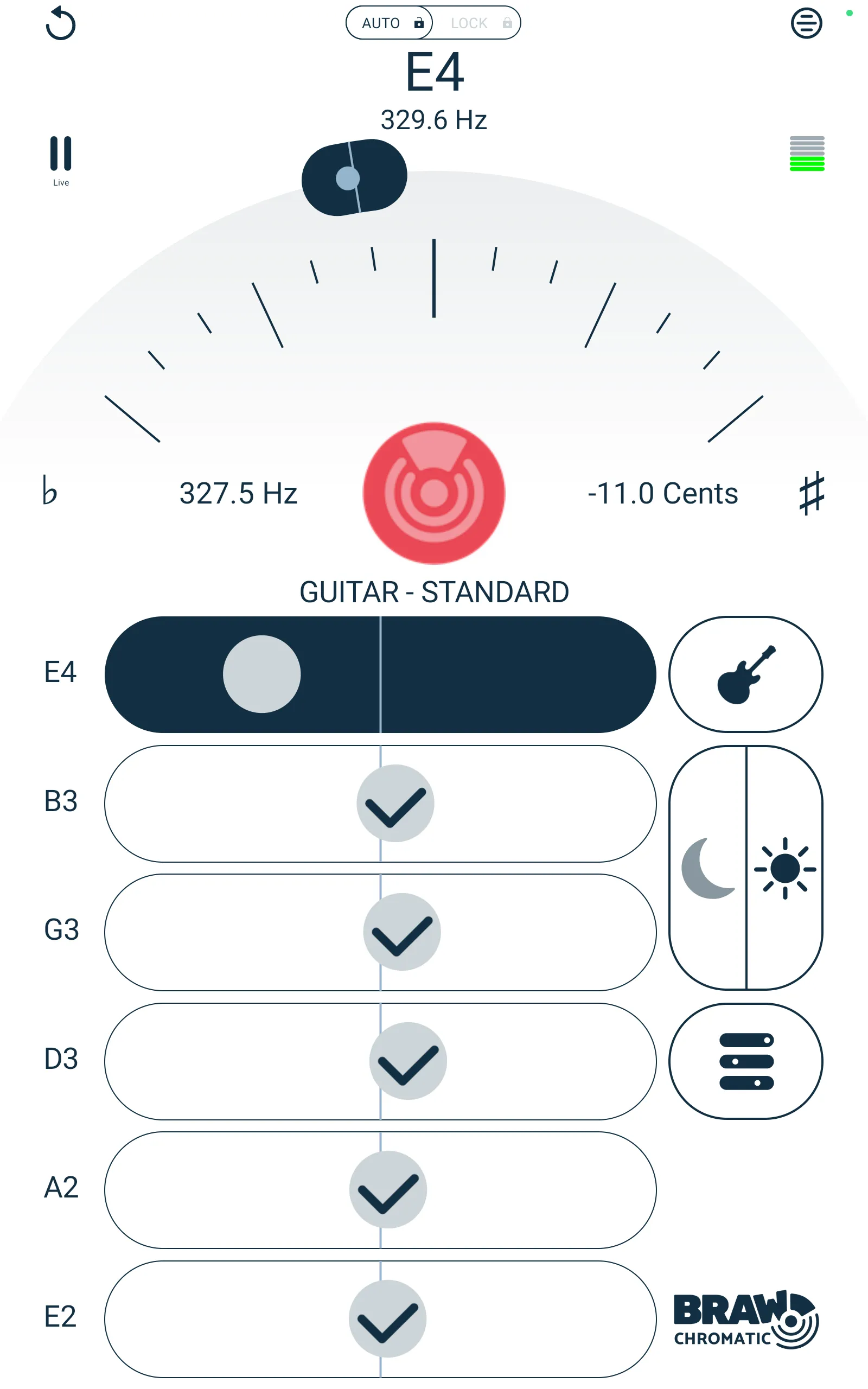 Braw Chromatic Tuner | Indus Appstore | Screenshot