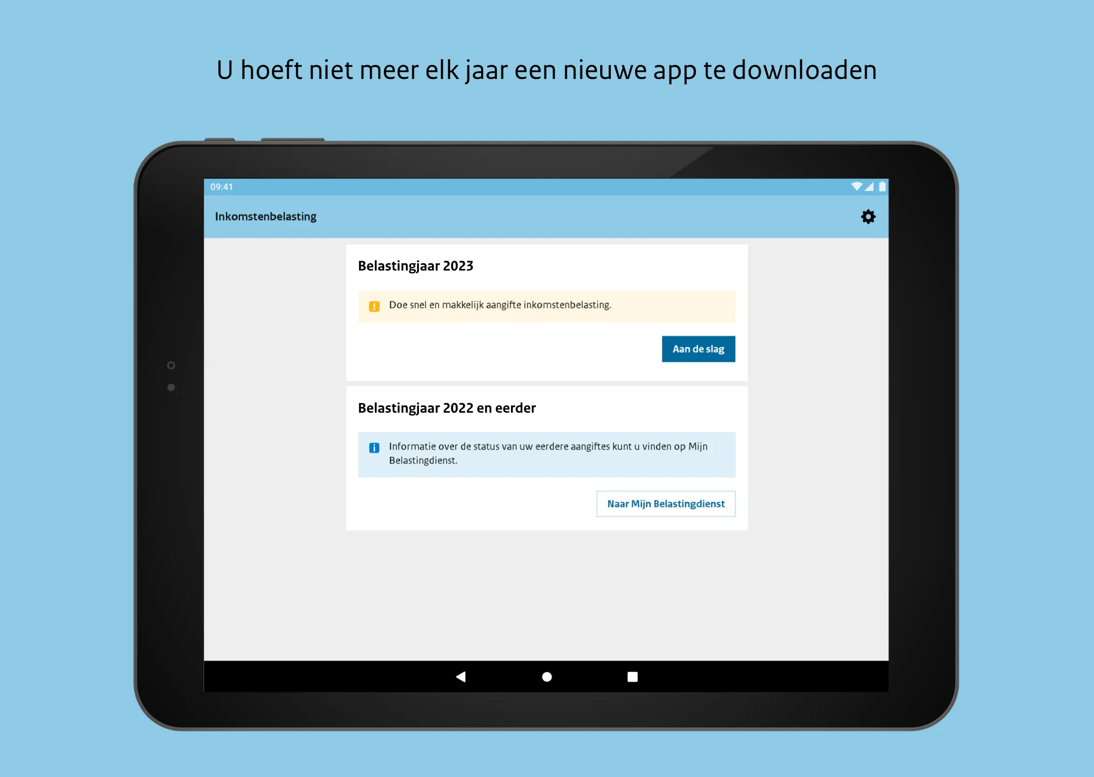 Aangifte Inkomstenbelasting | Indus Appstore | Screenshot