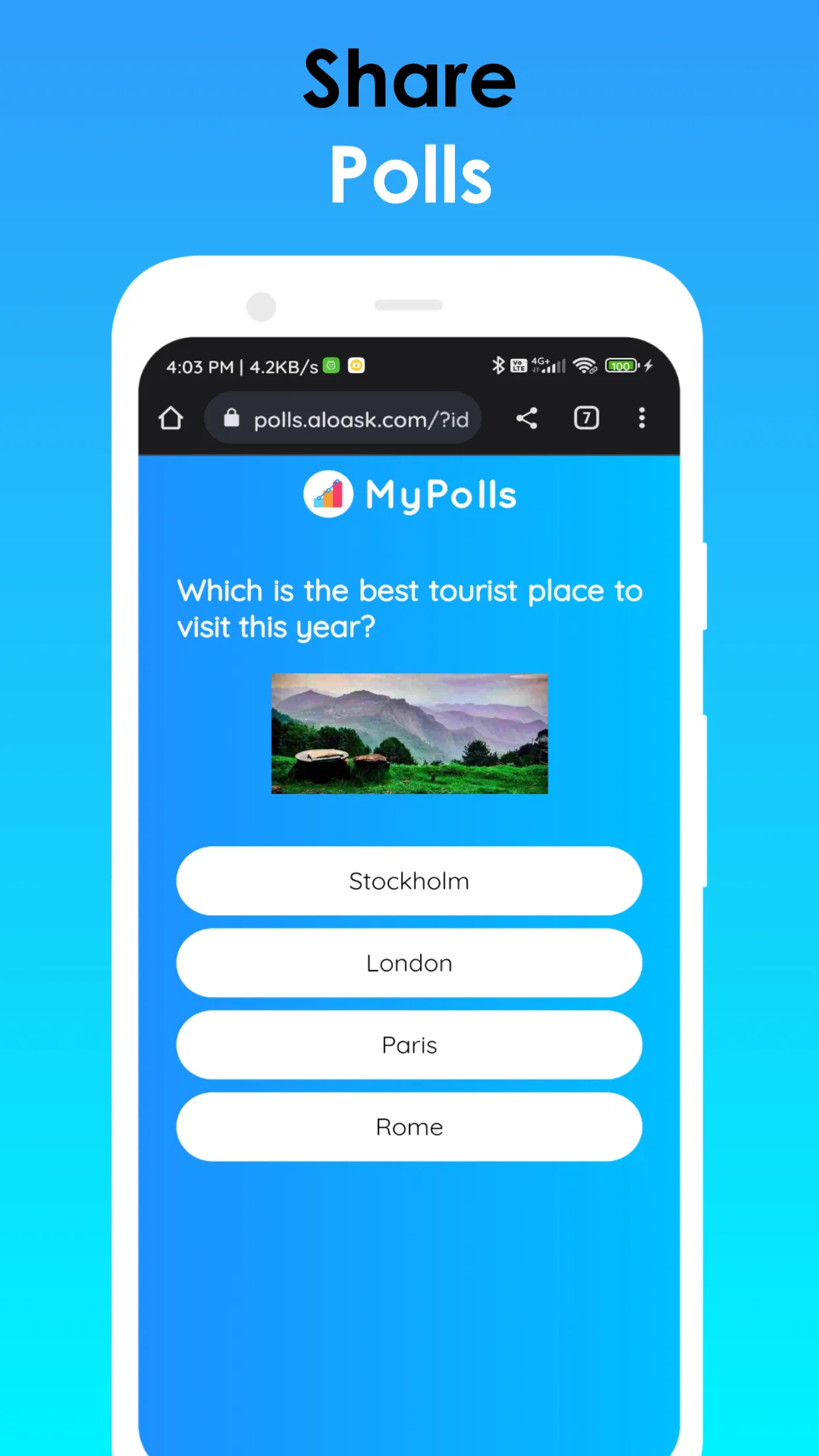 Polls - Create Polls & Surveys | Indus Appstore | Screenshot