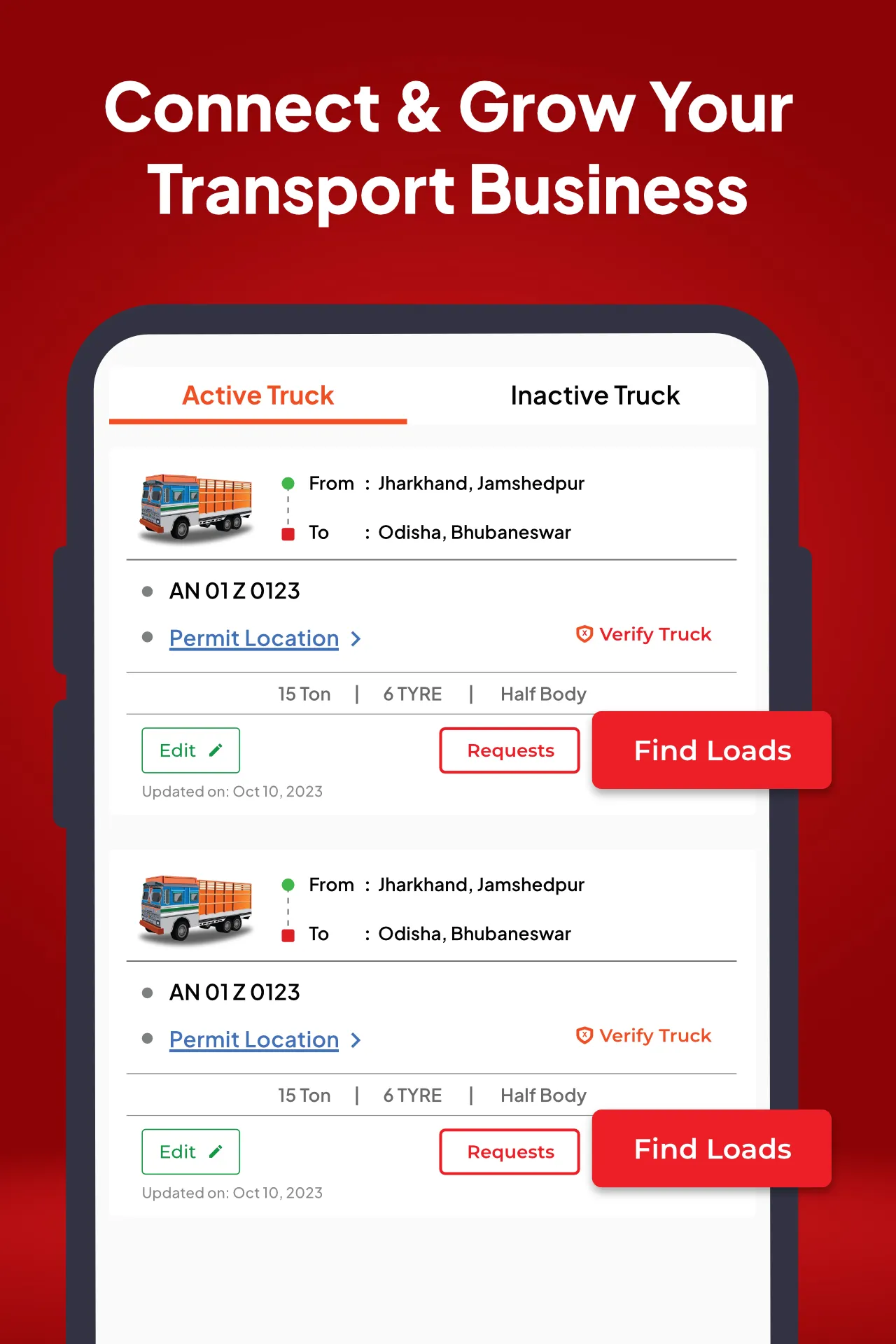 Loading Walla - GPS & Load App | Indus Appstore | Screenshot