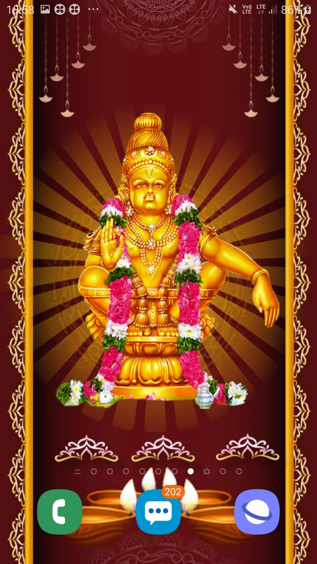 Ayyappa Live Wallpaper | Indus Appstore | Screenshot