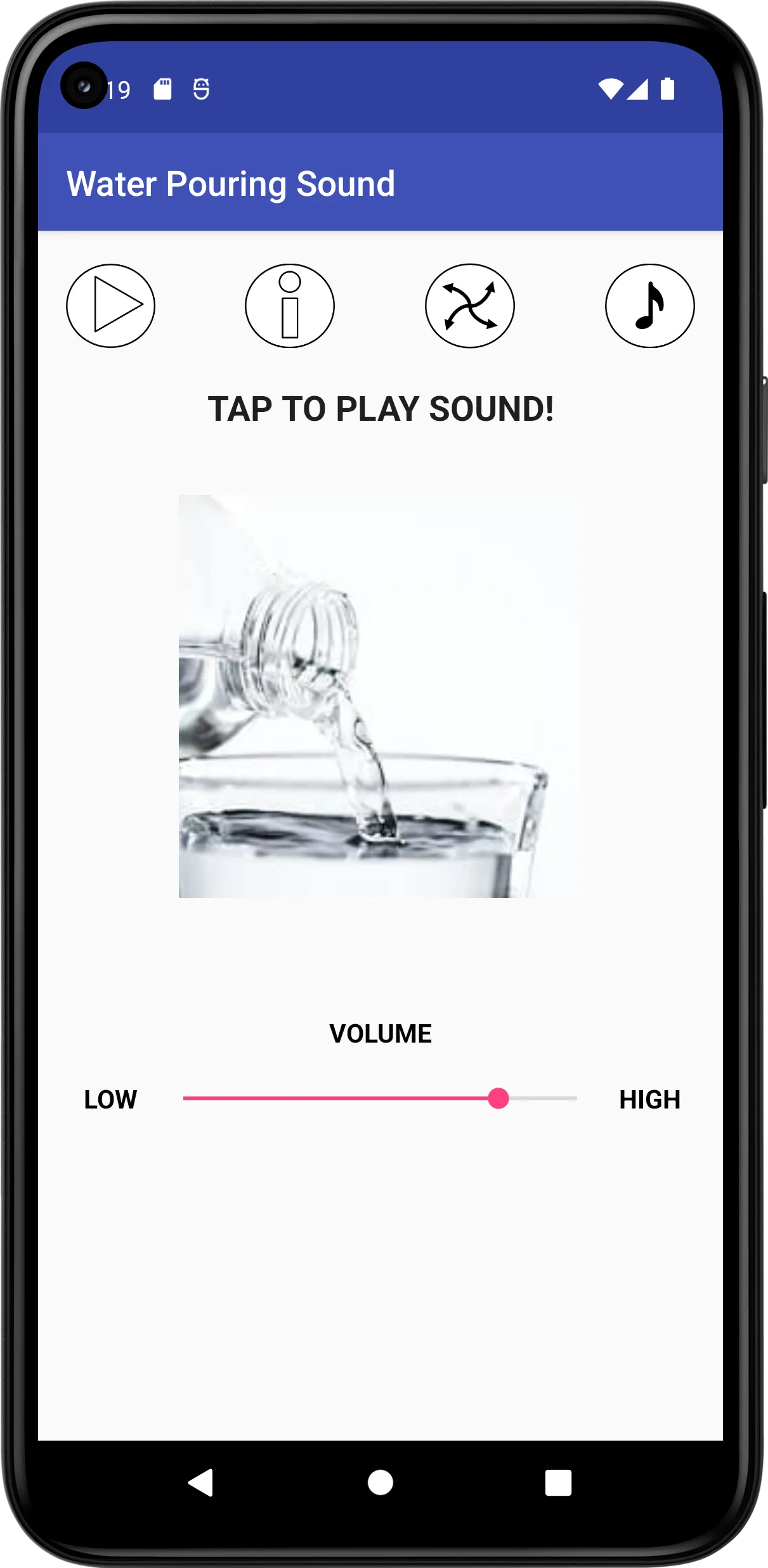 Water Pouring Sound | Indus Appstore | Screenshot