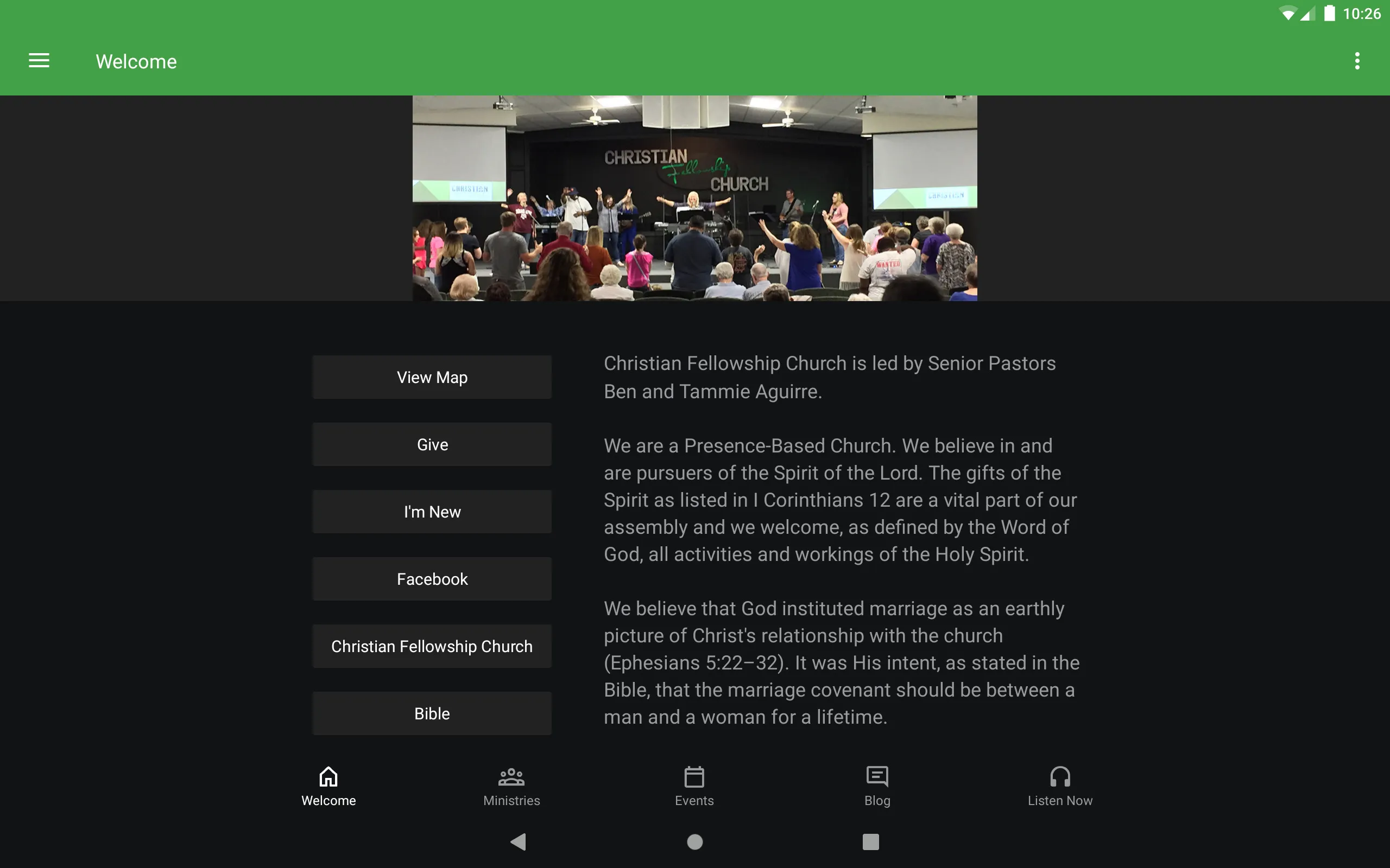 Christian Fellowship Church QC | Indus Appstore | Screenshot