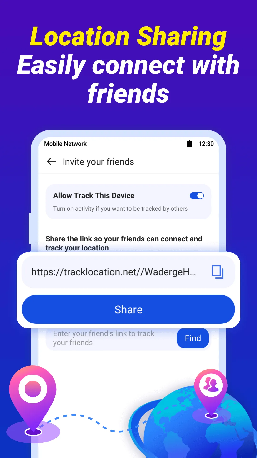 Phone Tracker:Location Sharing | Indus Appstore | Screenshot