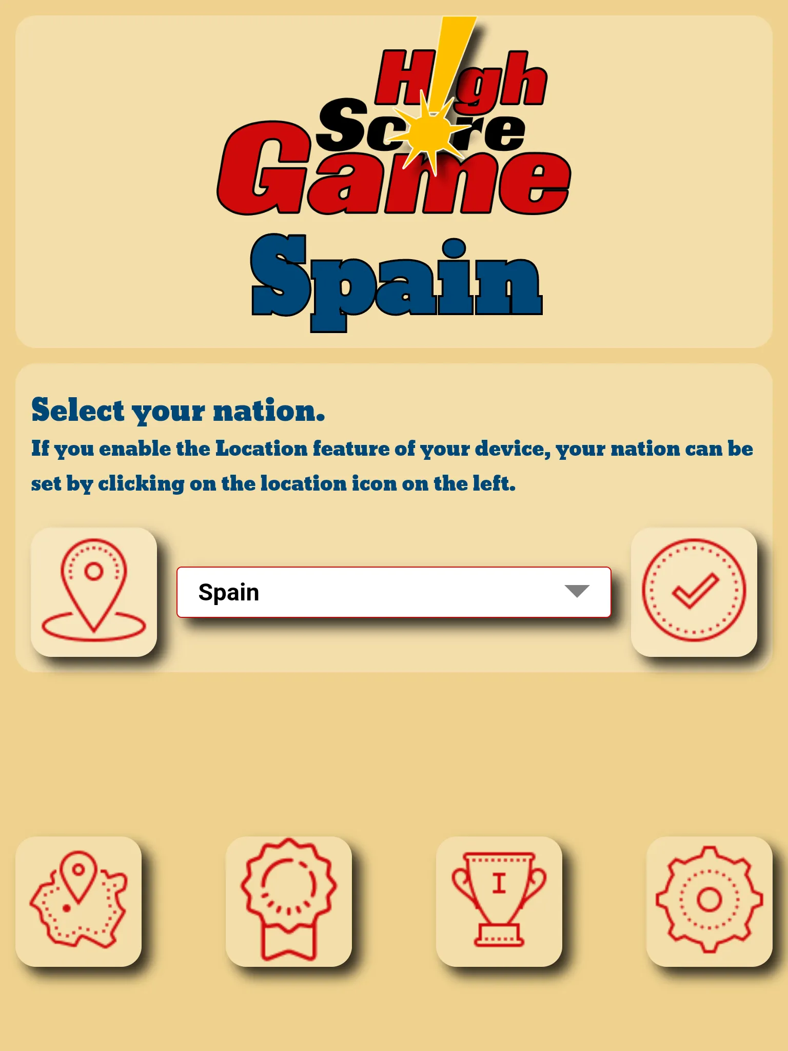 HighScore Game Nations | Indus Appstore | Screenshot