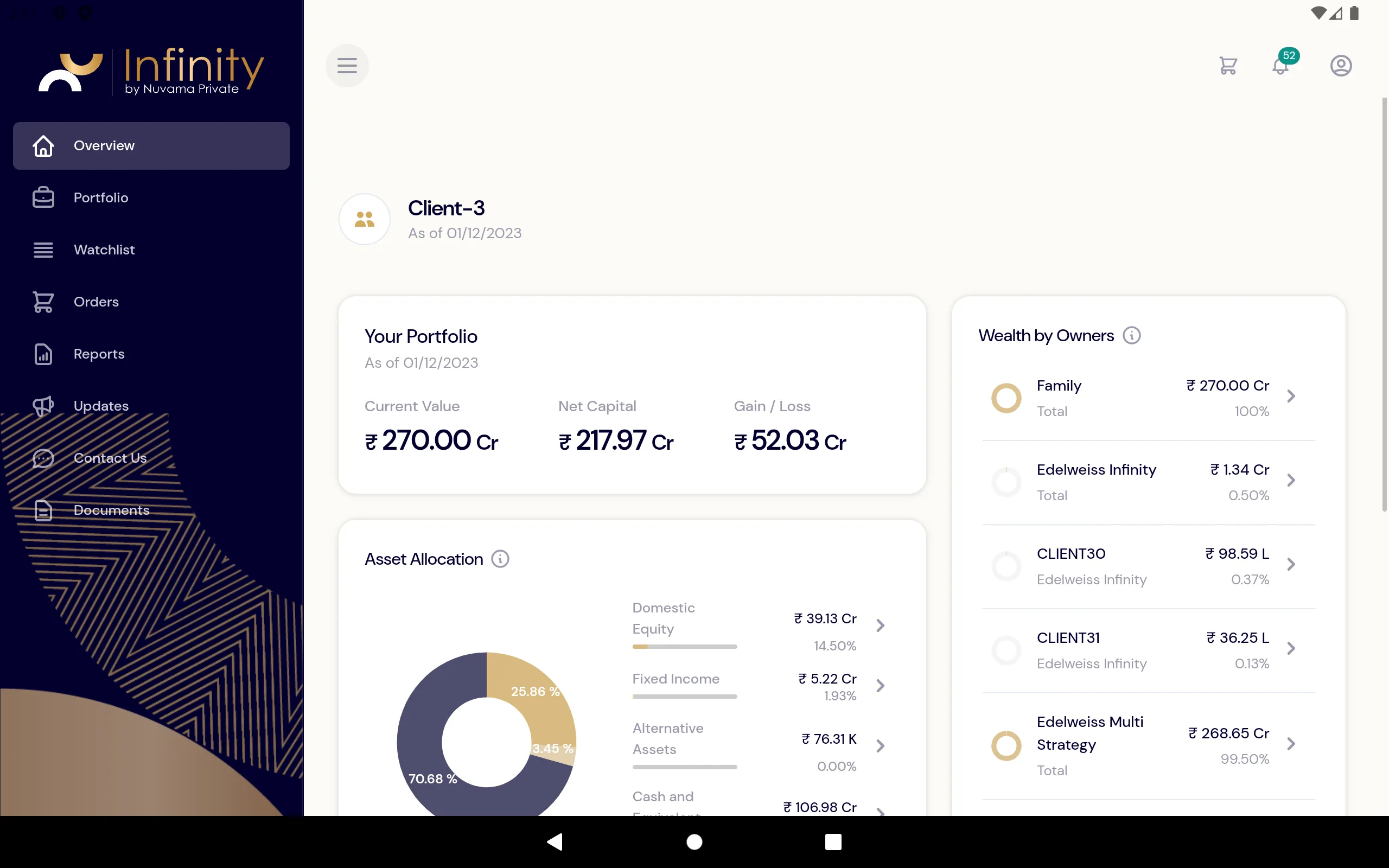 Nuvama Infinity | Indus Appstore | Screenshot
