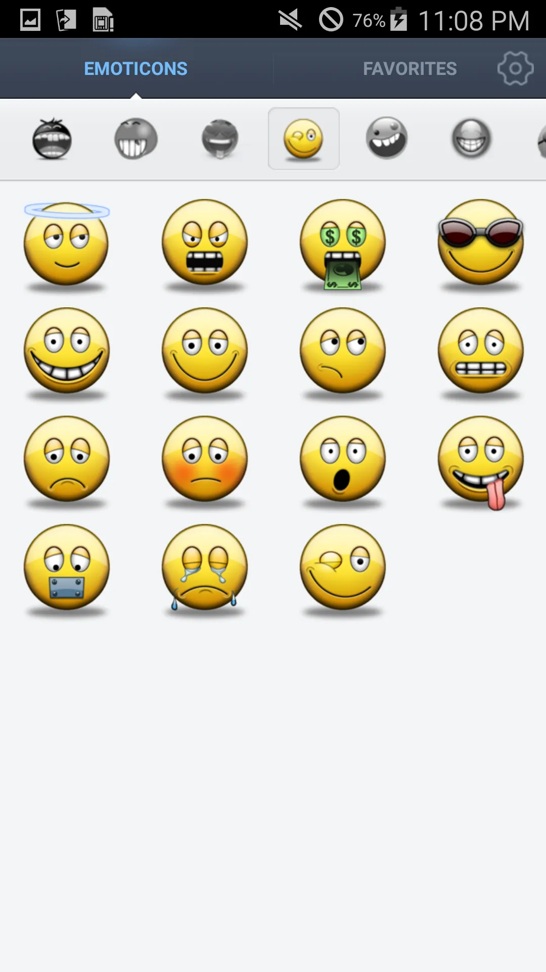 IFace Emoticons Stickers | Indus Appstore | Screenshot