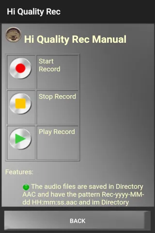 AAC Recording | Indus Appstore | Screenshot