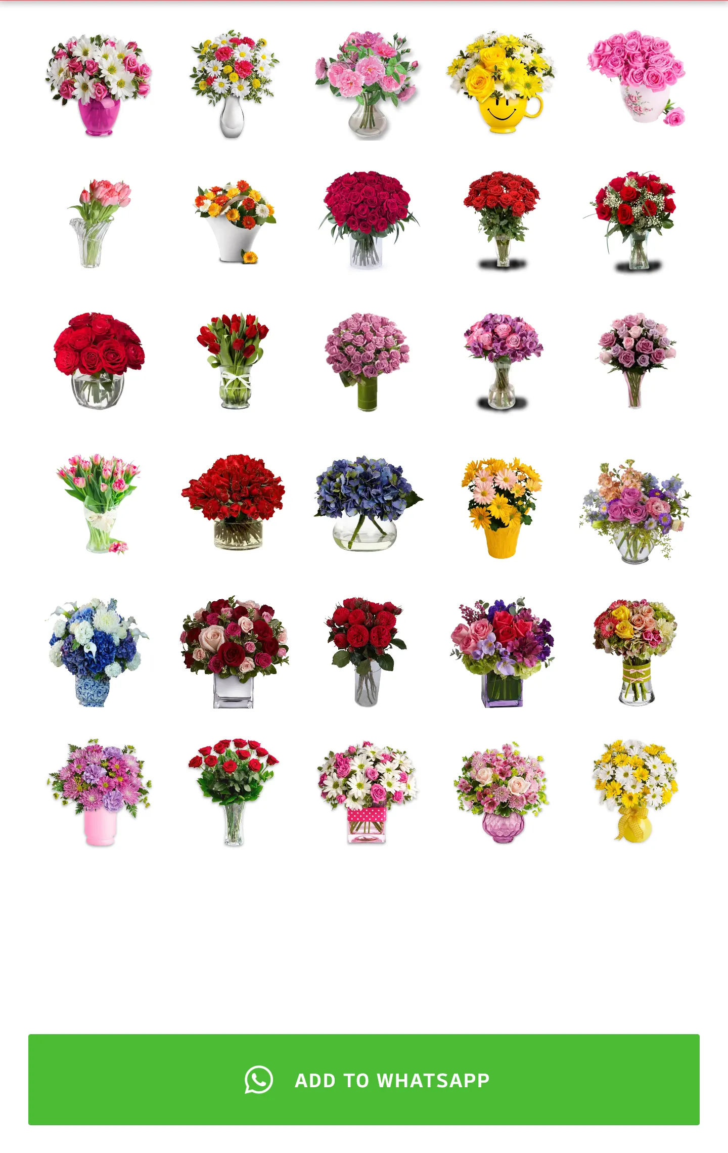 Flowers Stickers - WASticker | Indus Appstore | Screenshot