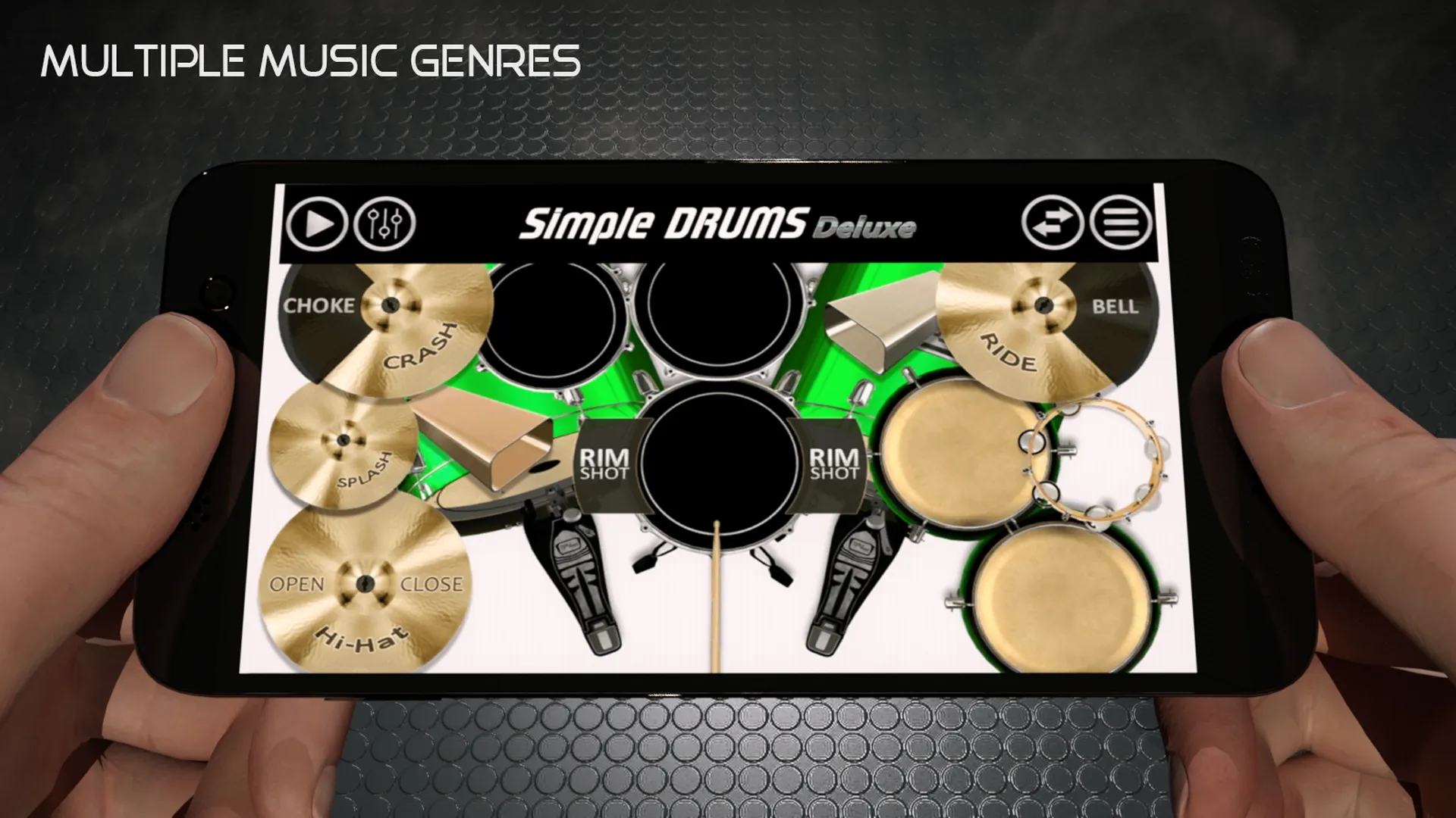 Simple Drums Deluxe - Drum Kit | Indus Appstore | Screenshot