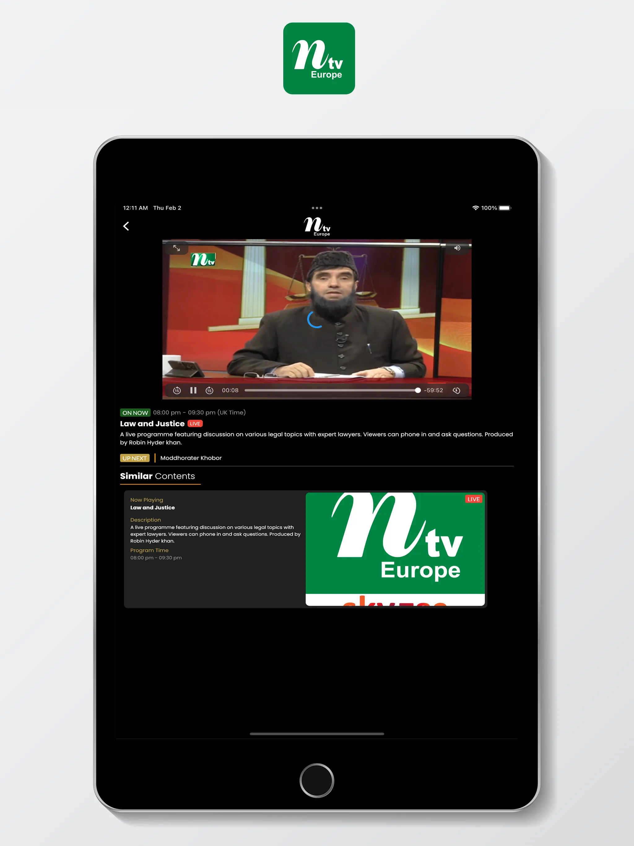 NTV Europe | Indus Appstore | Screenshot