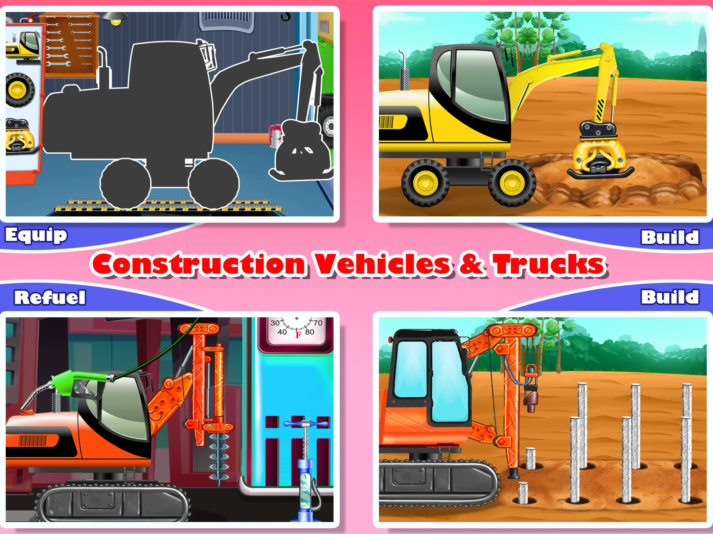 Construction Vehicles & Trucks | Indus Appstore | Screenshot