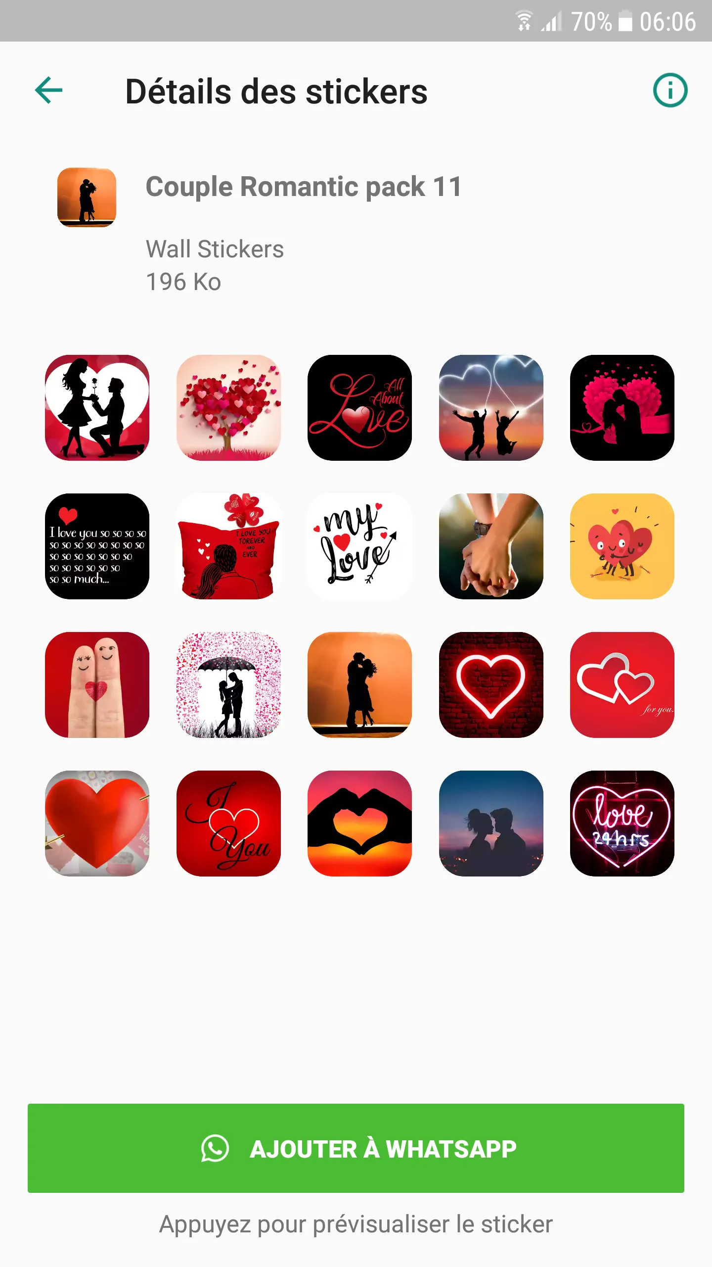 Romantic Stickers for Whatsapp | Indus Appstore | Screenshot