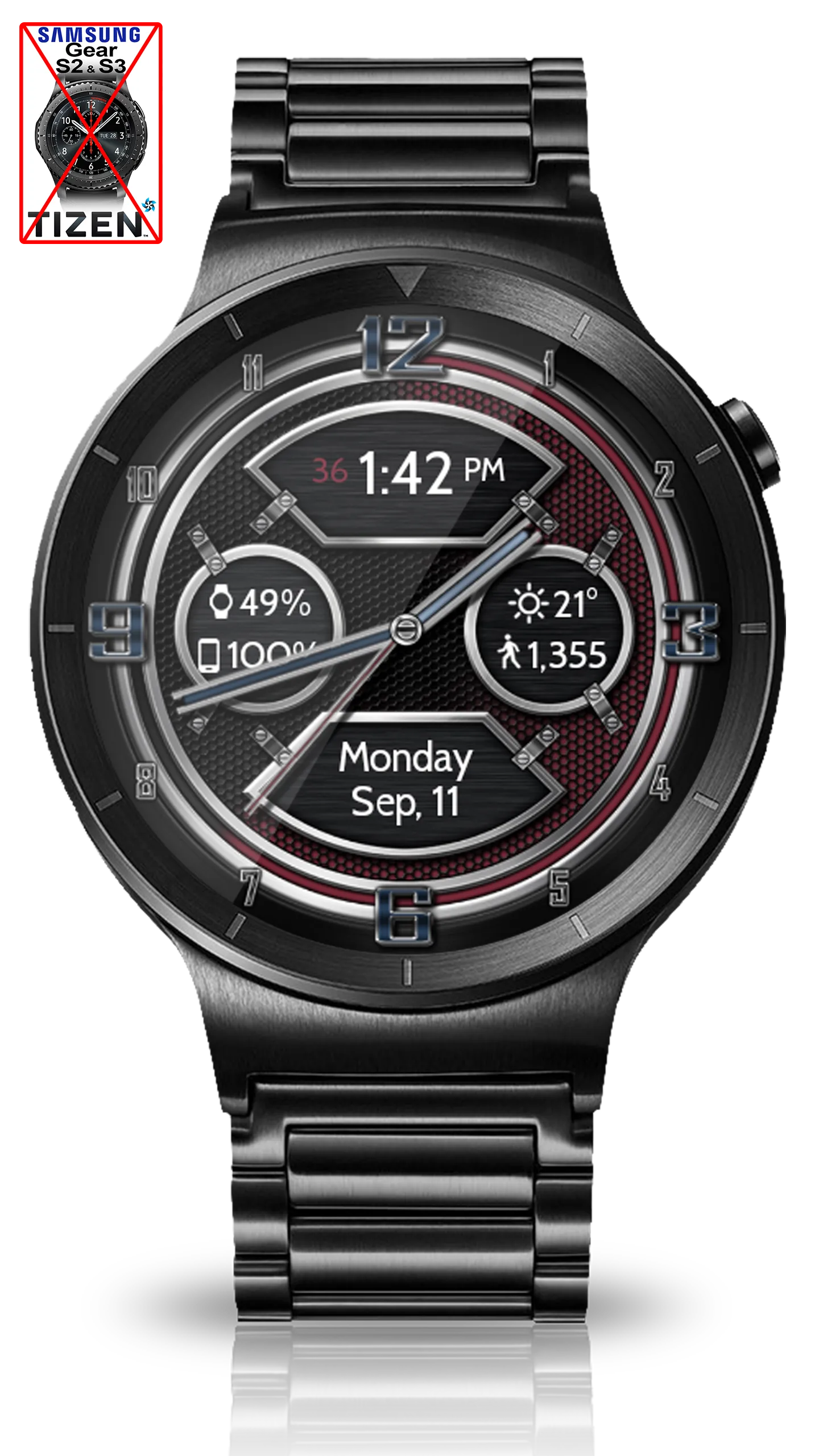 Mesh ReVeal HD Watch Face | Indus Appstore | Screenshot