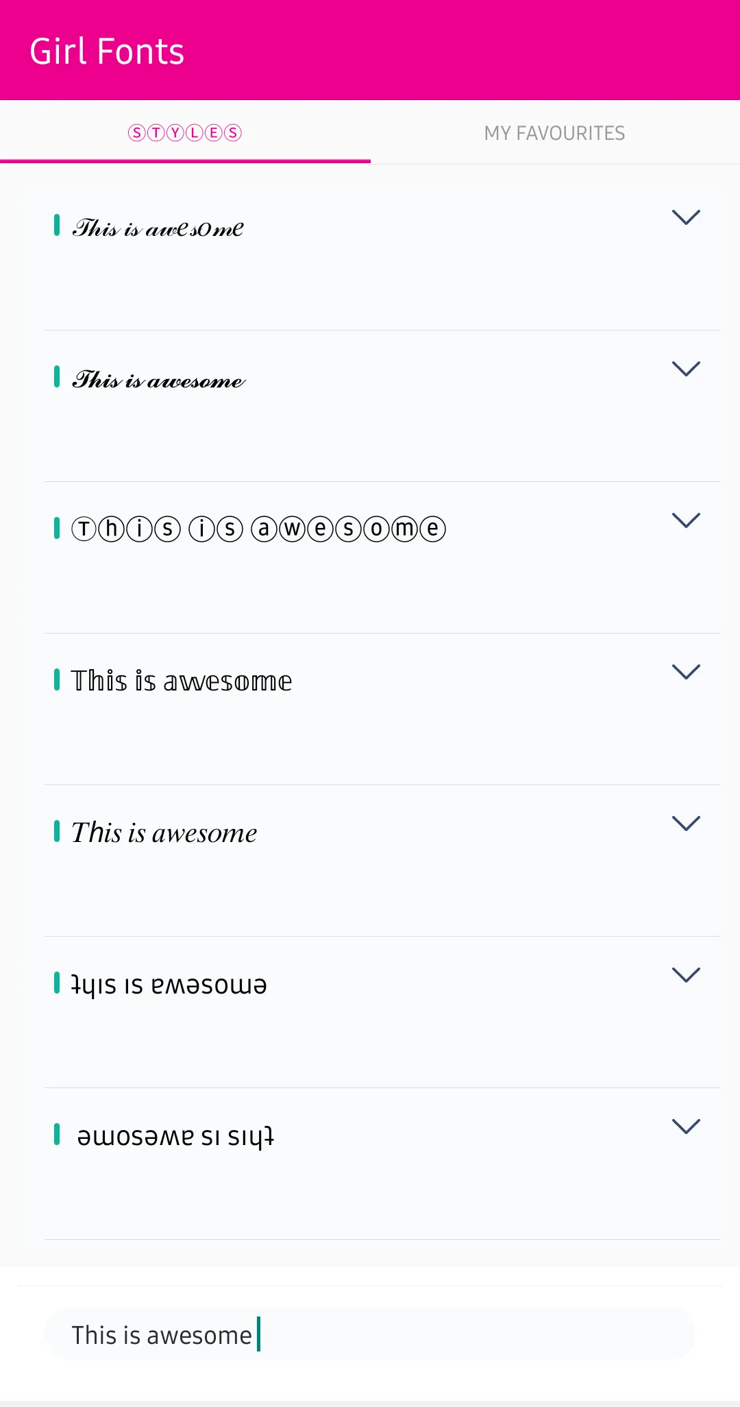 Girls Fonts for FlipFont | Indus Appstore | Screenshot