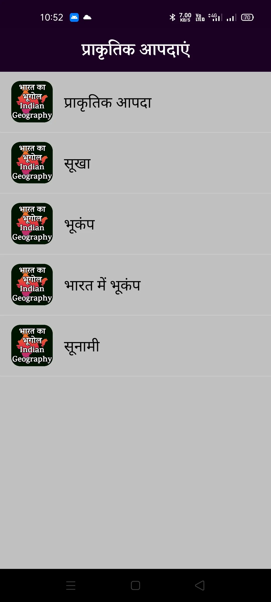 भारत का भूगोल Indian Geography | Indus Appstore | Screenshot