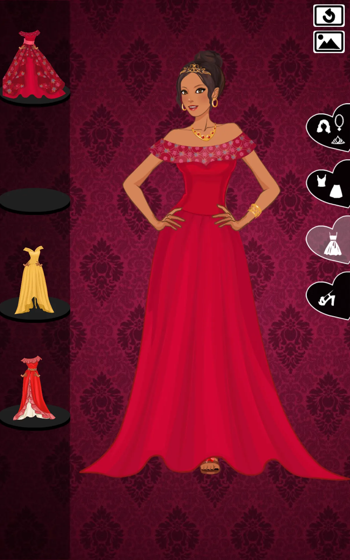 Latin Princess royal dress up | Indus Appstore | Screenshot