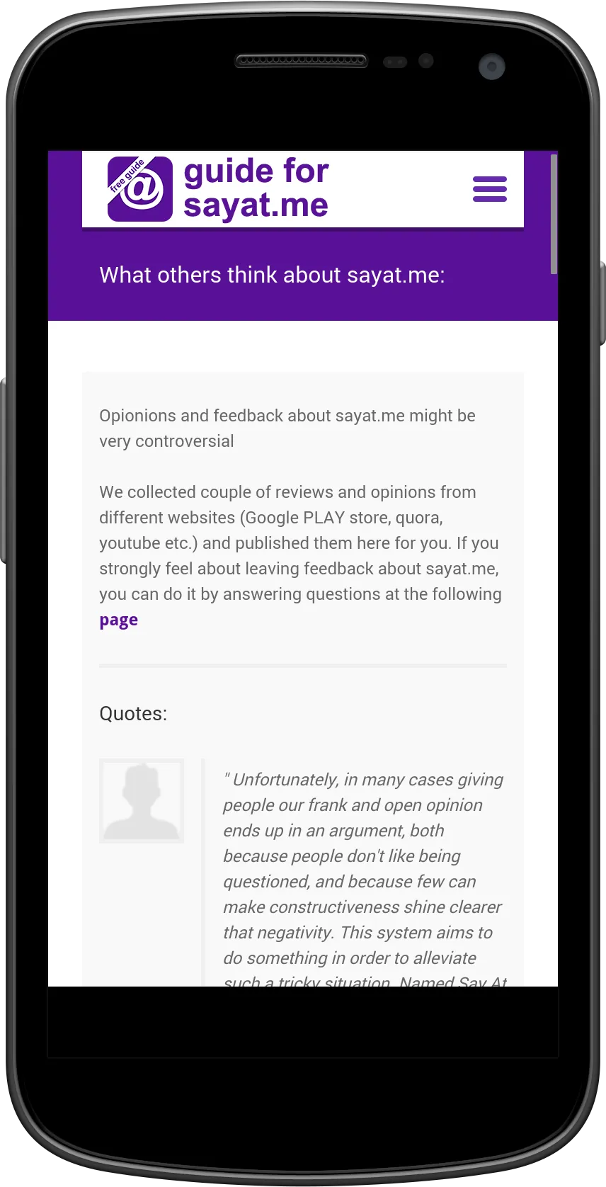 Guide for Sayat.Me | Indus Appstore | Screenshot