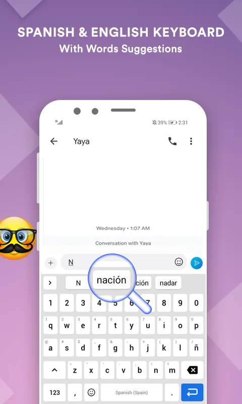 Spanish English Keyboard | Indus Appstore | Screenshot