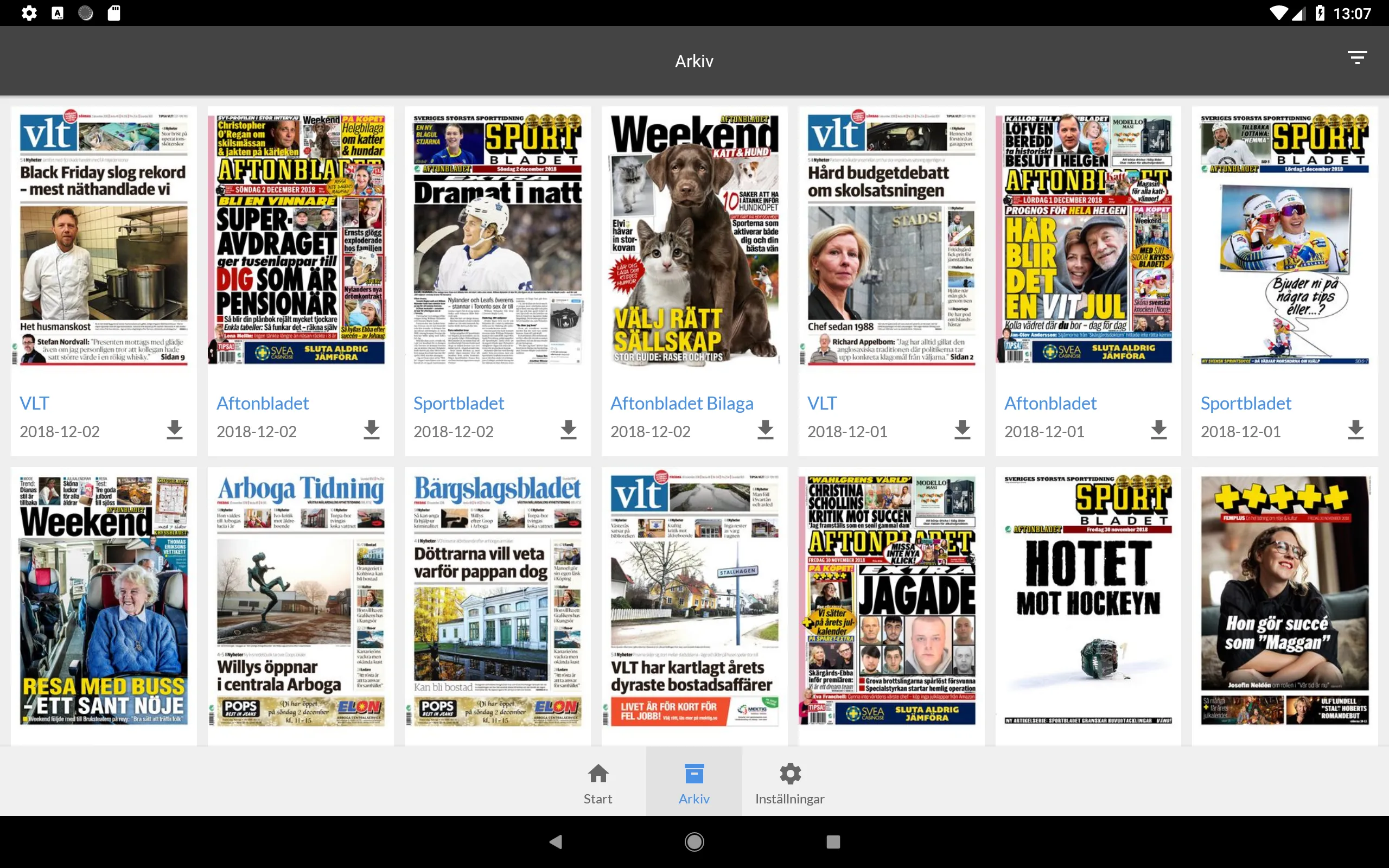 Arboga Tidning e-tidning | Indus Appstore | Screenshot