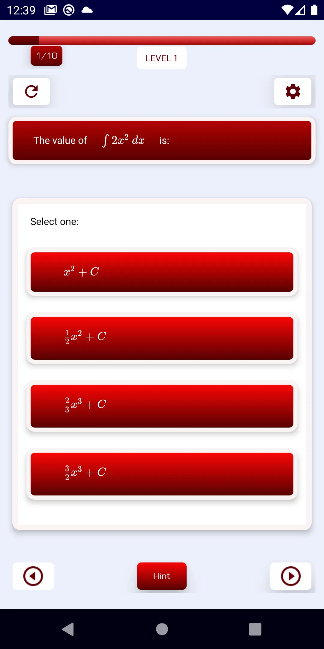 Integration Pure Math | Indus Appstore | Screenshot