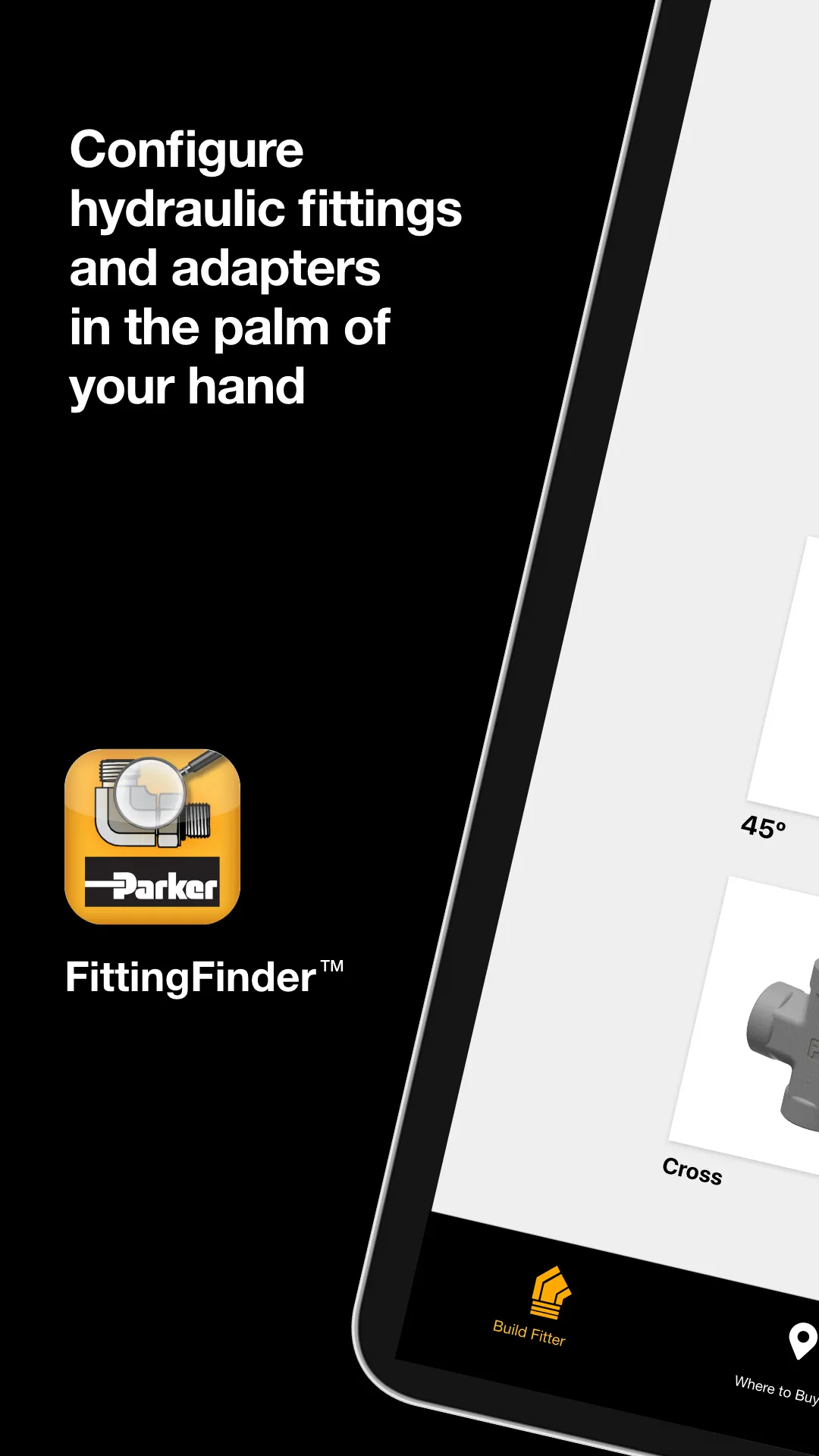 Parker FittingFinder™ | Indus Appstore | Screenshot