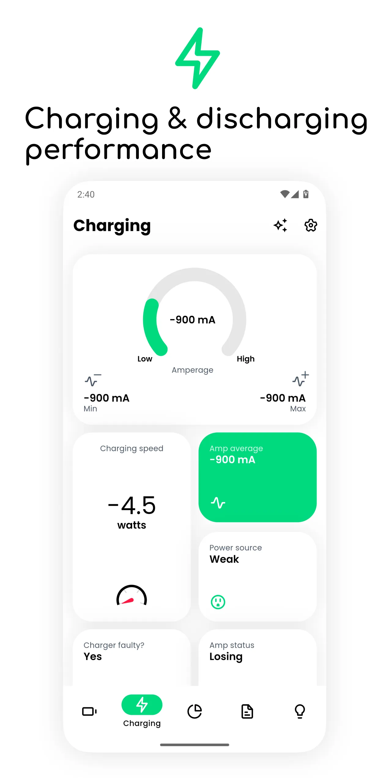 Electron: battery health info | Indus Appstore | Screenshot