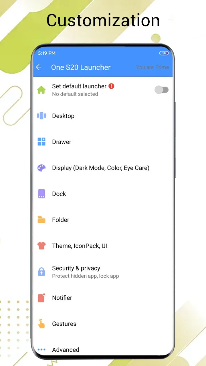 One S20 Launcher - S20 One Ui | Indus Appstore | Screenshot