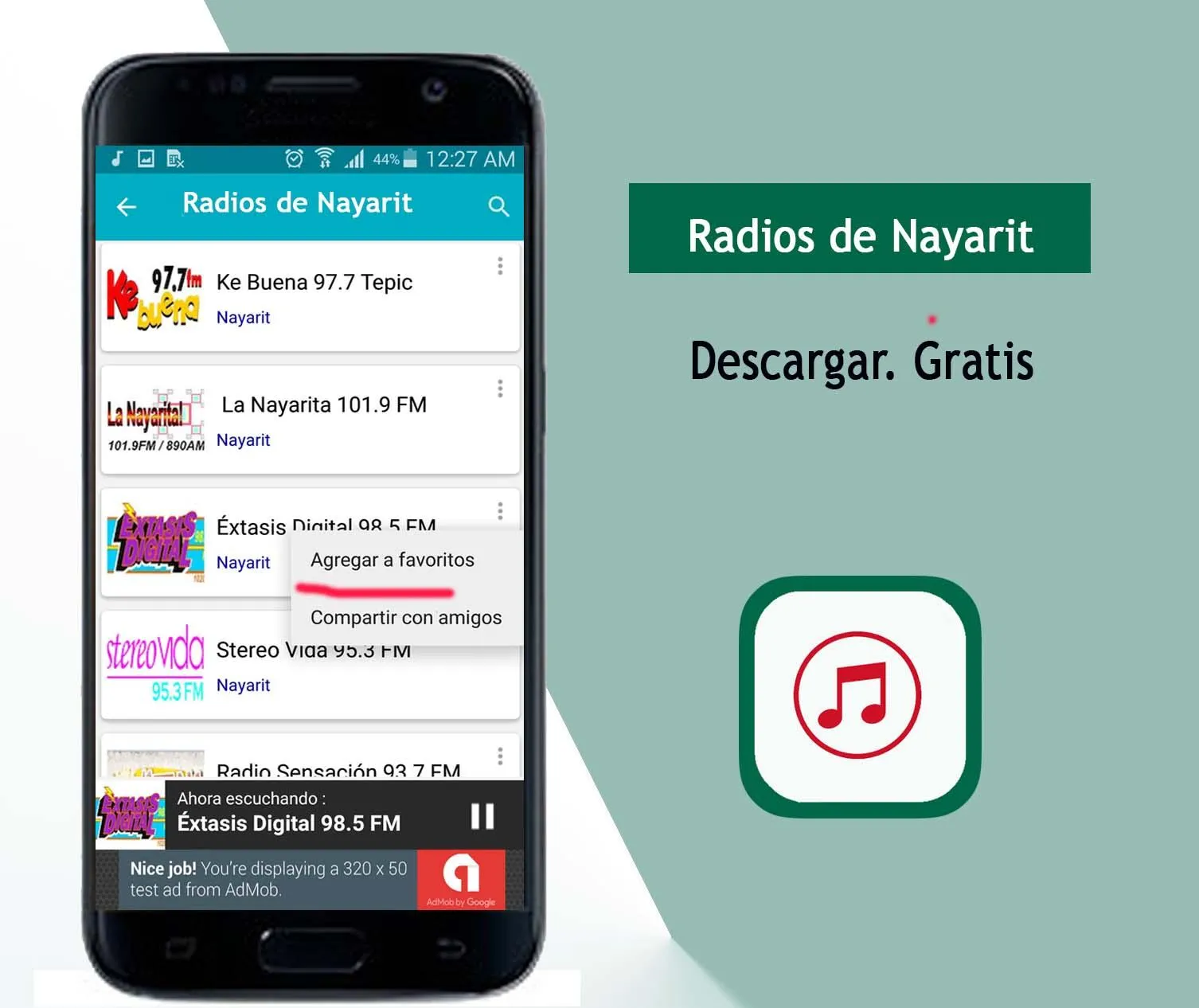 Radios de Nayarit | Indus Appstore | Screenshot