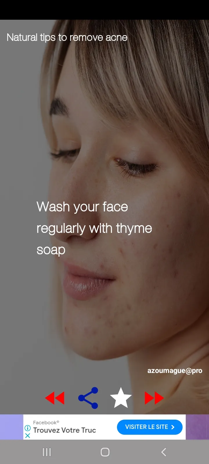 Acne Removal Tips Natural | Indus Appstore | Screenshot