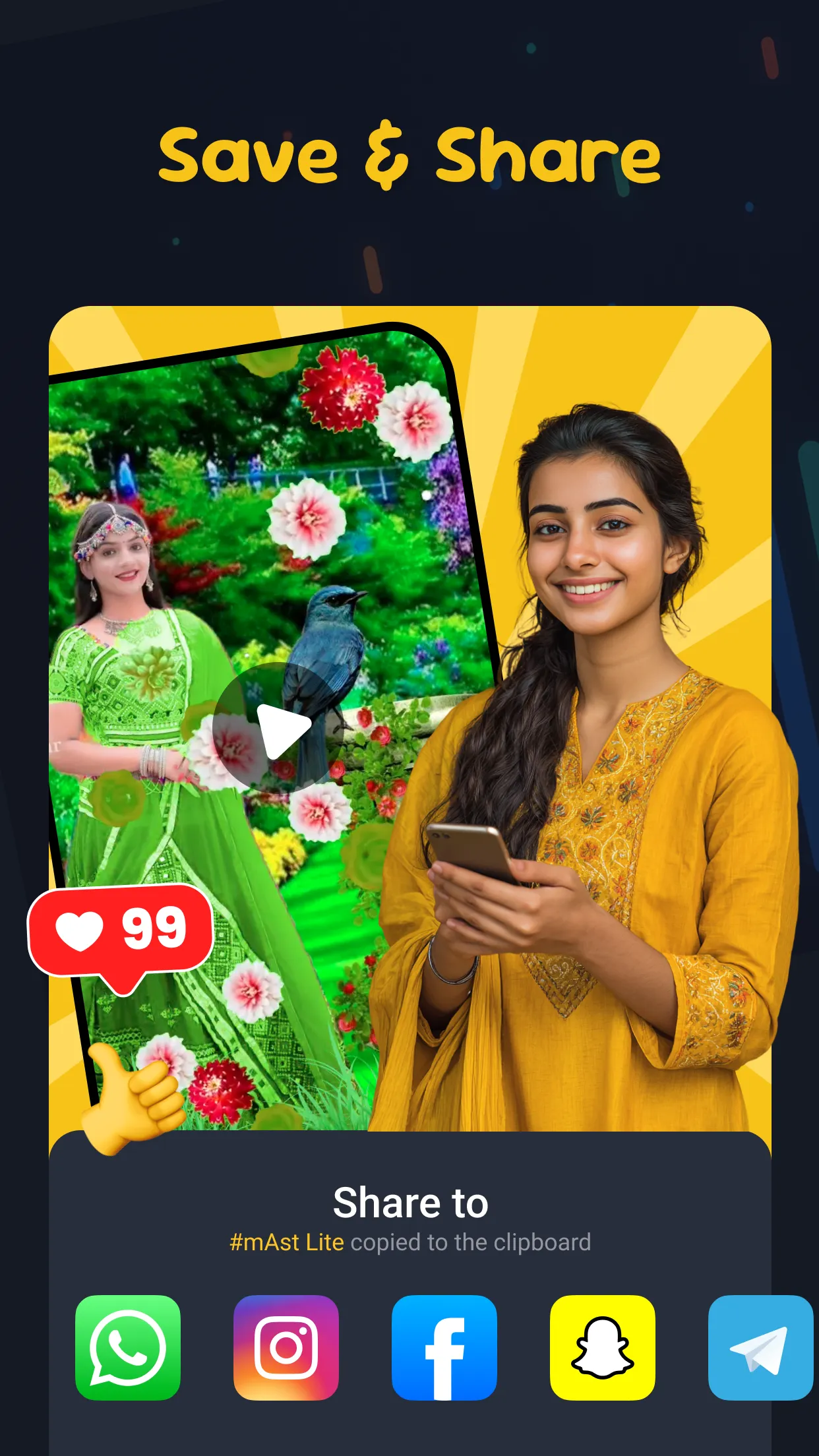 Waho : Video Editor & Maker | Indus Appstore | Screenshot
