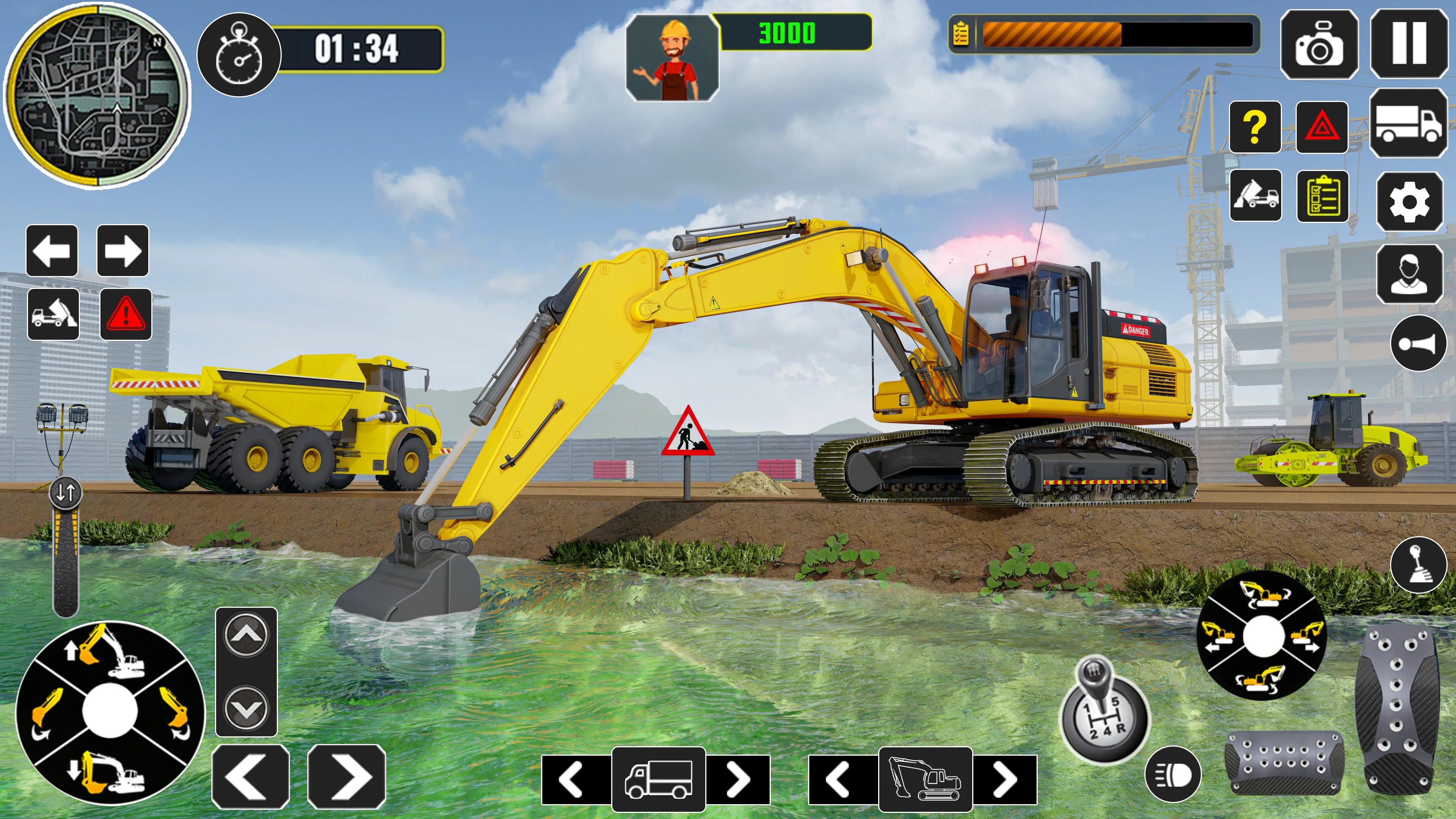 Excavator Construction Game | Indus Appstore | Screenshot