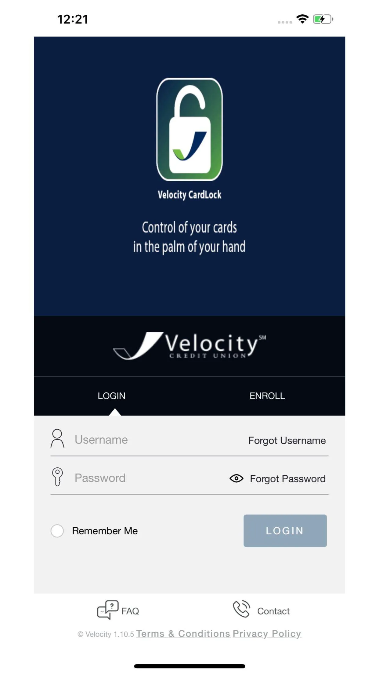 Velocity CardLock | Indus Appstore | Screenshot