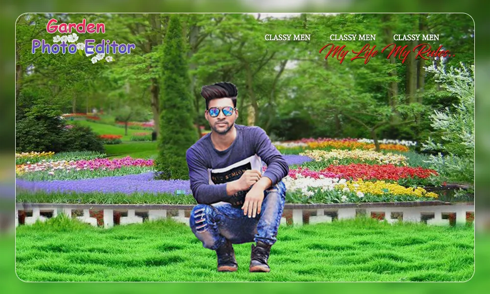 Garden Photo Frame Editor | Indus Appstore | Screenshot