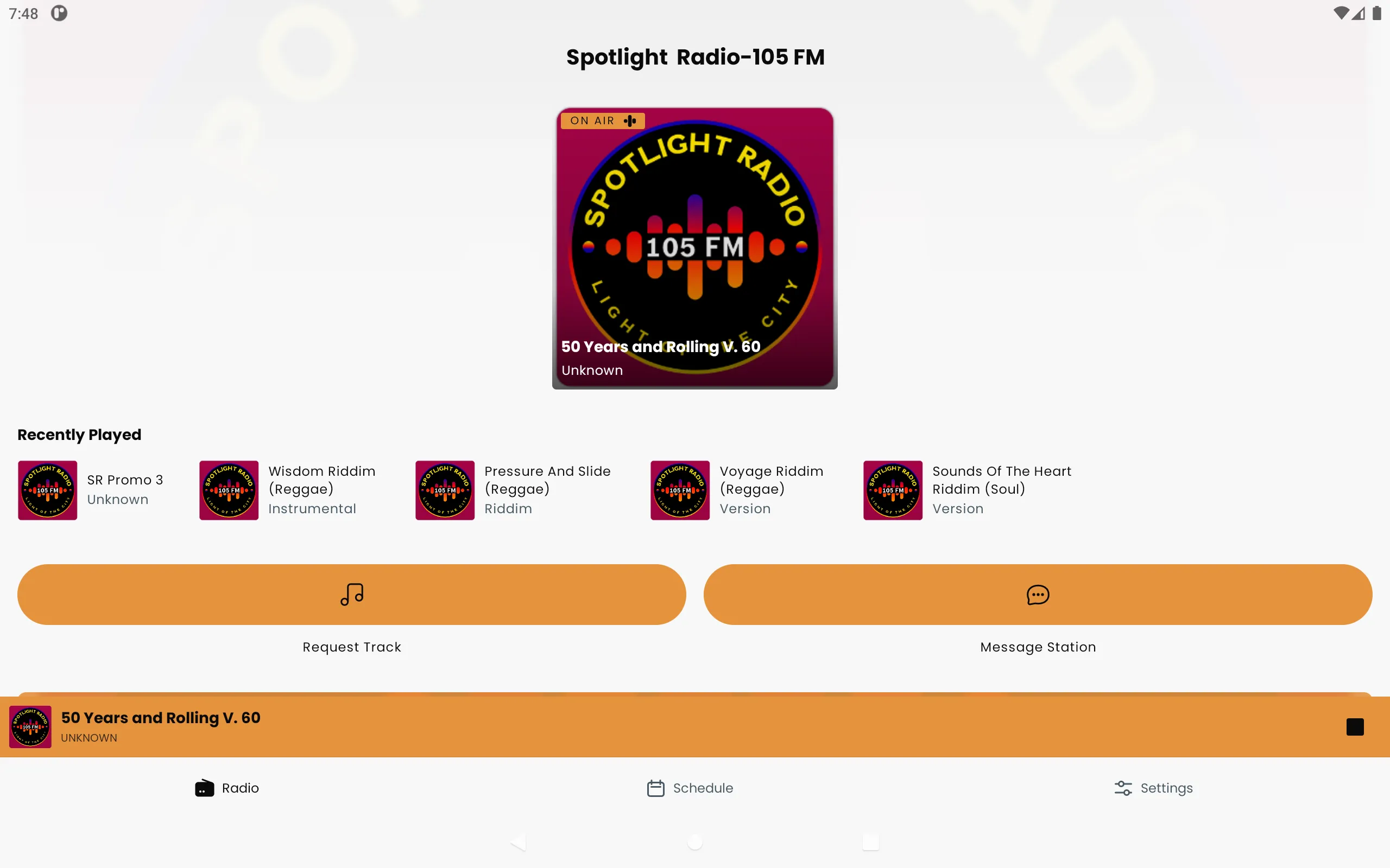 Spotlight  Radio-105 FM | Indus Appstore | Screenshot