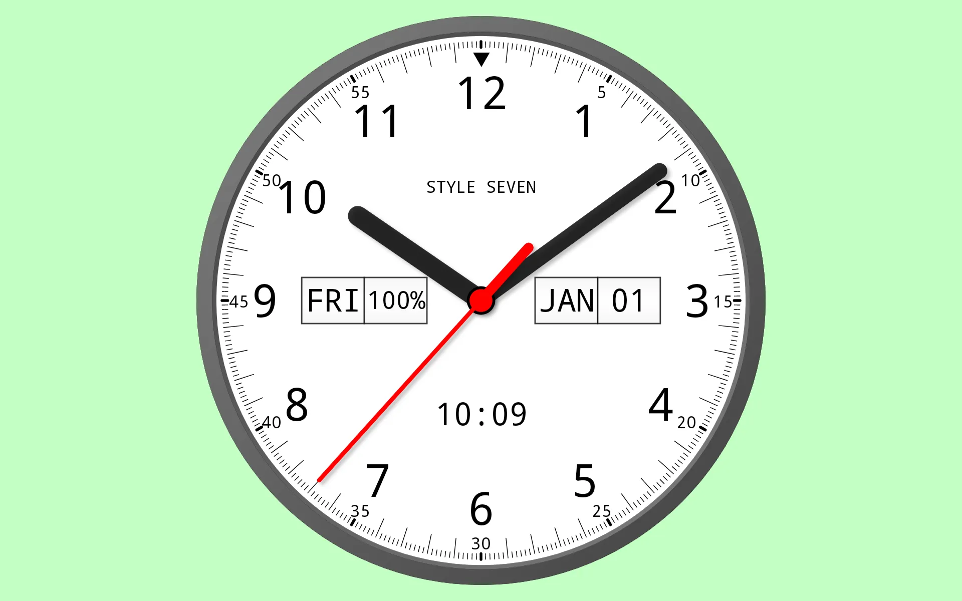 Analog Clock 24-7 | Indus Appstore | Screenshot