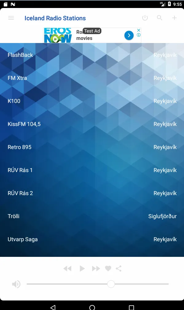 Iceland Radio Stations | Indus Appstore | Screenshot