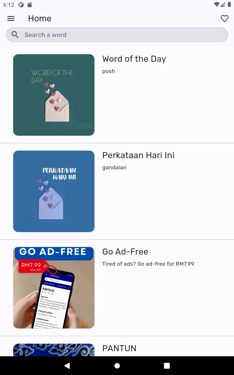 Kamus Pro Malay-English Dict | Indus Appstore | Screenshot