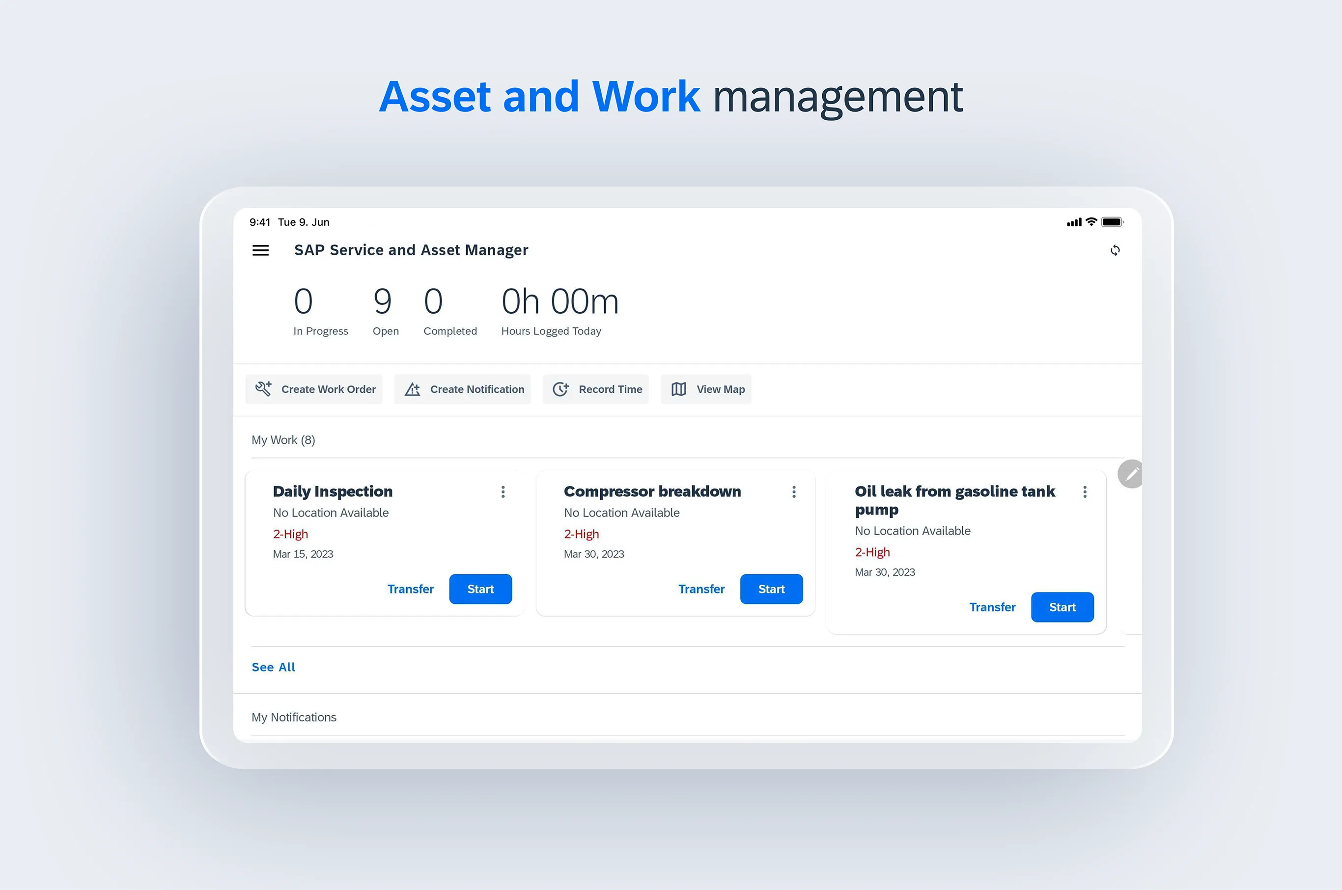 SAP Service and Asset Manager | Indus Appstore | Screenshot