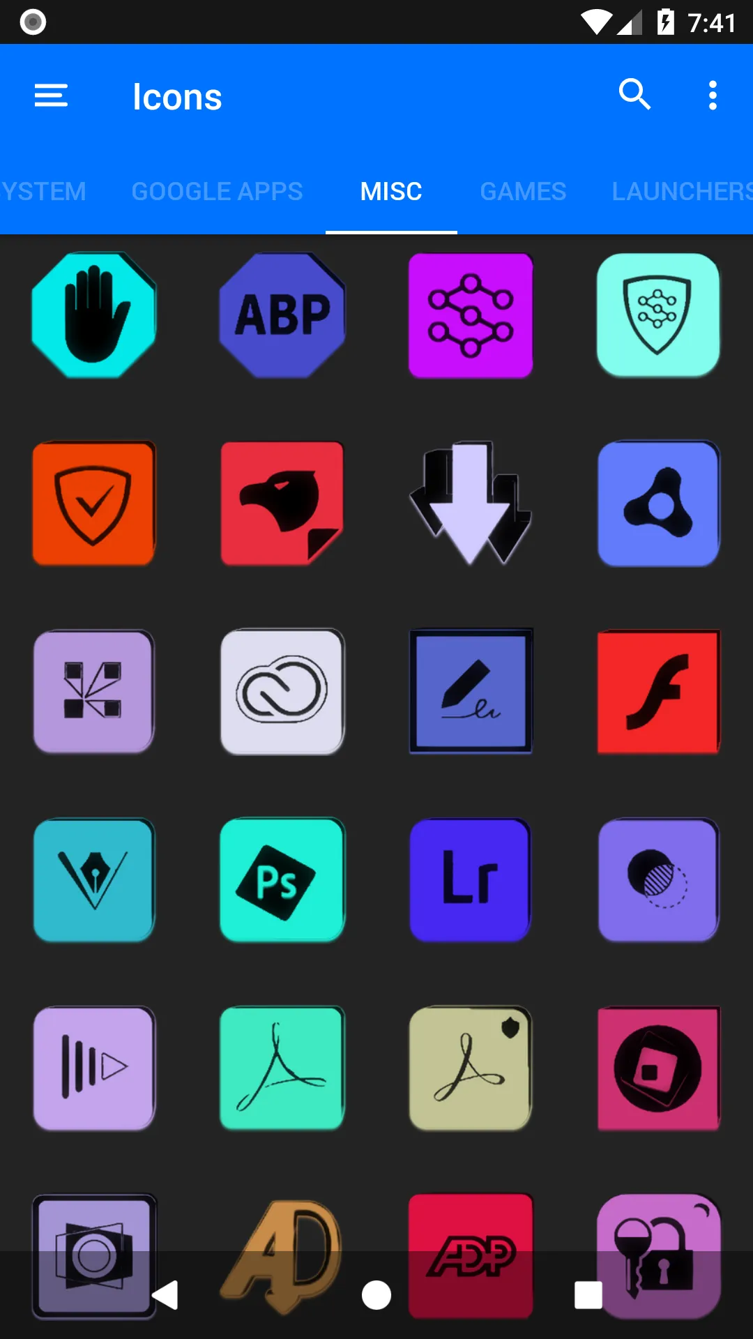 Colorful Flat Icon Pack | Indus Appstore | Screenshot