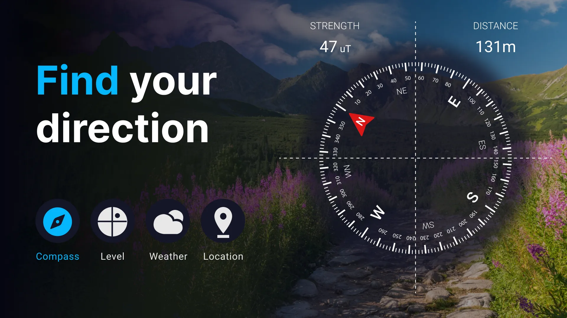 Compass app - Accurate Compass | Indus Appstore | Screenshot