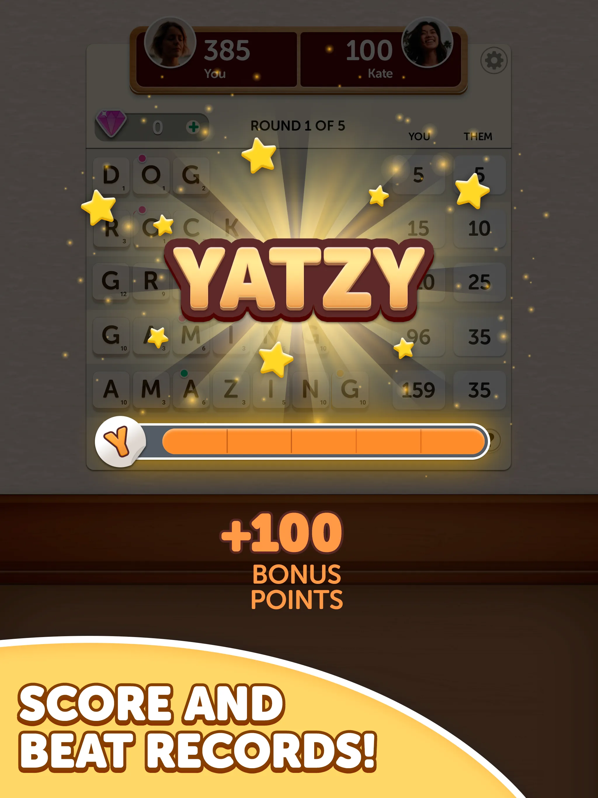 Word Yatzy - Fun Word Puzzler | Indus Appstore | Screenshot